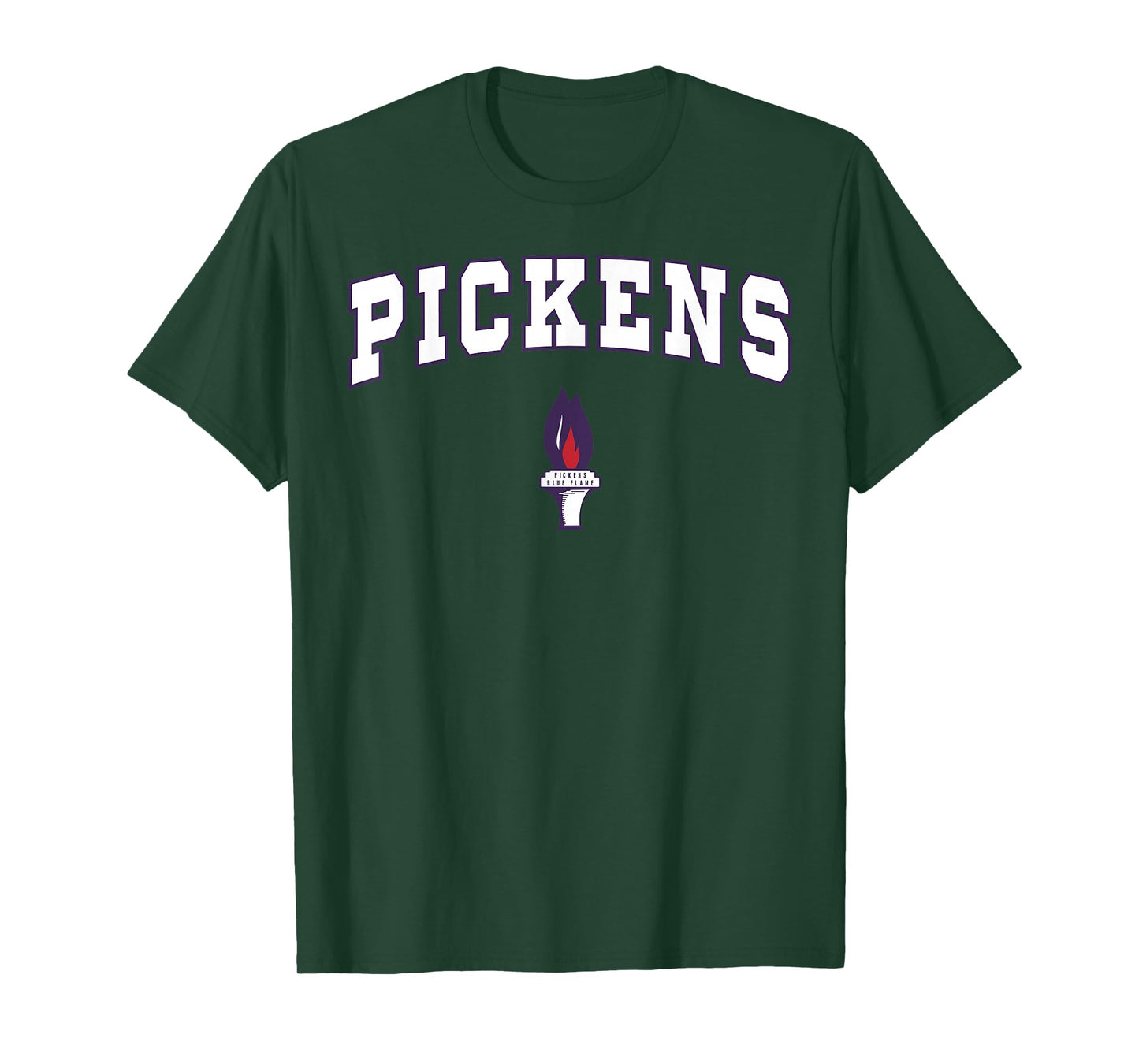 Pickens High School Blue Flames T-Shirt C2 T-Shirt