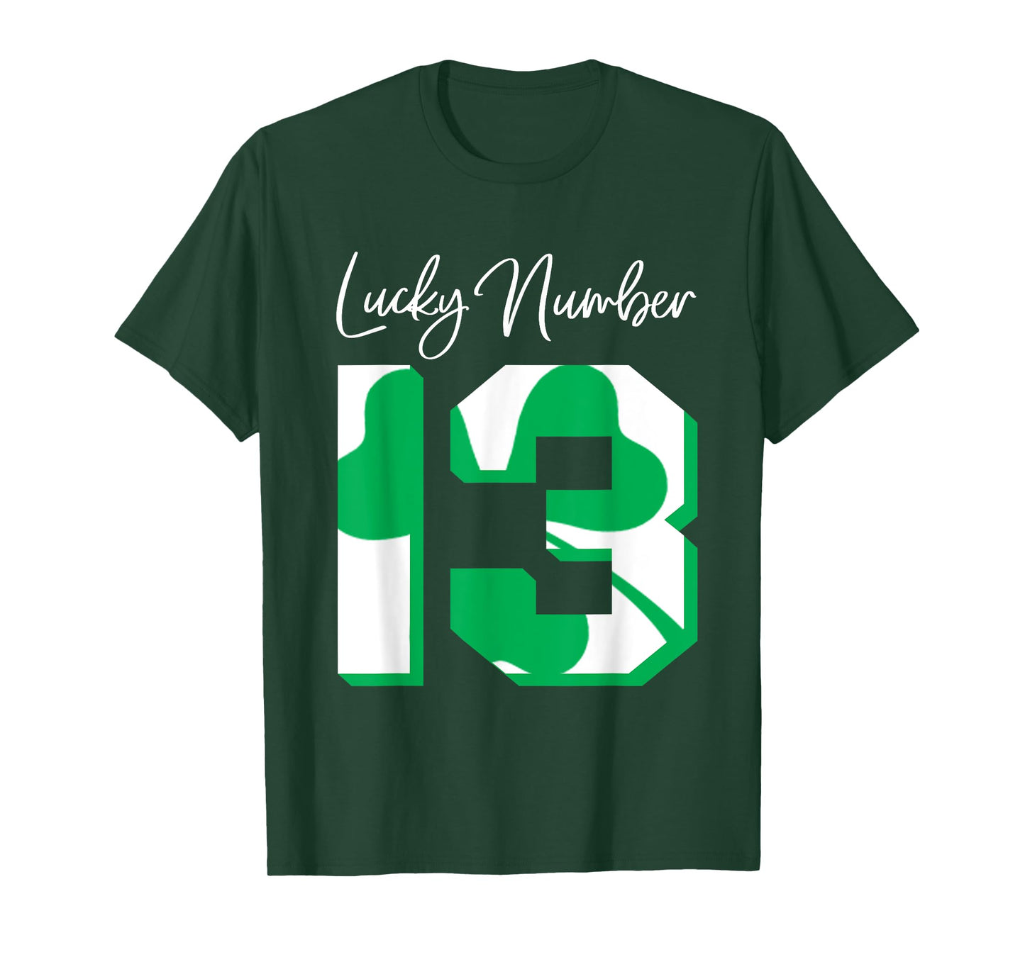 'Lucky Number 13' Awesome Lucky Number Gift Shirt T-Shirt