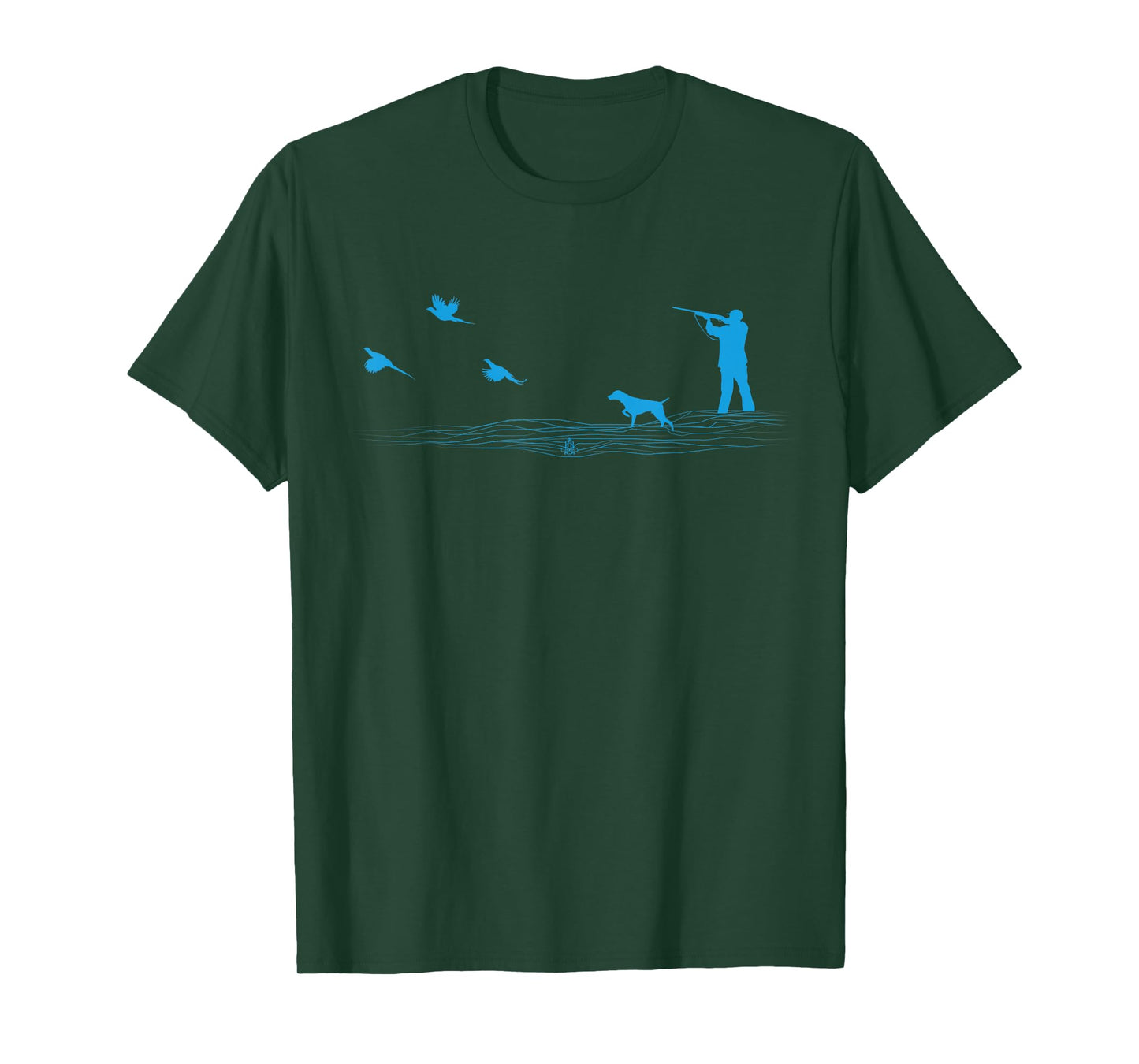 Flying Pheasant Graphic Upland Bird Hunter Dog Hunting T-Shirt