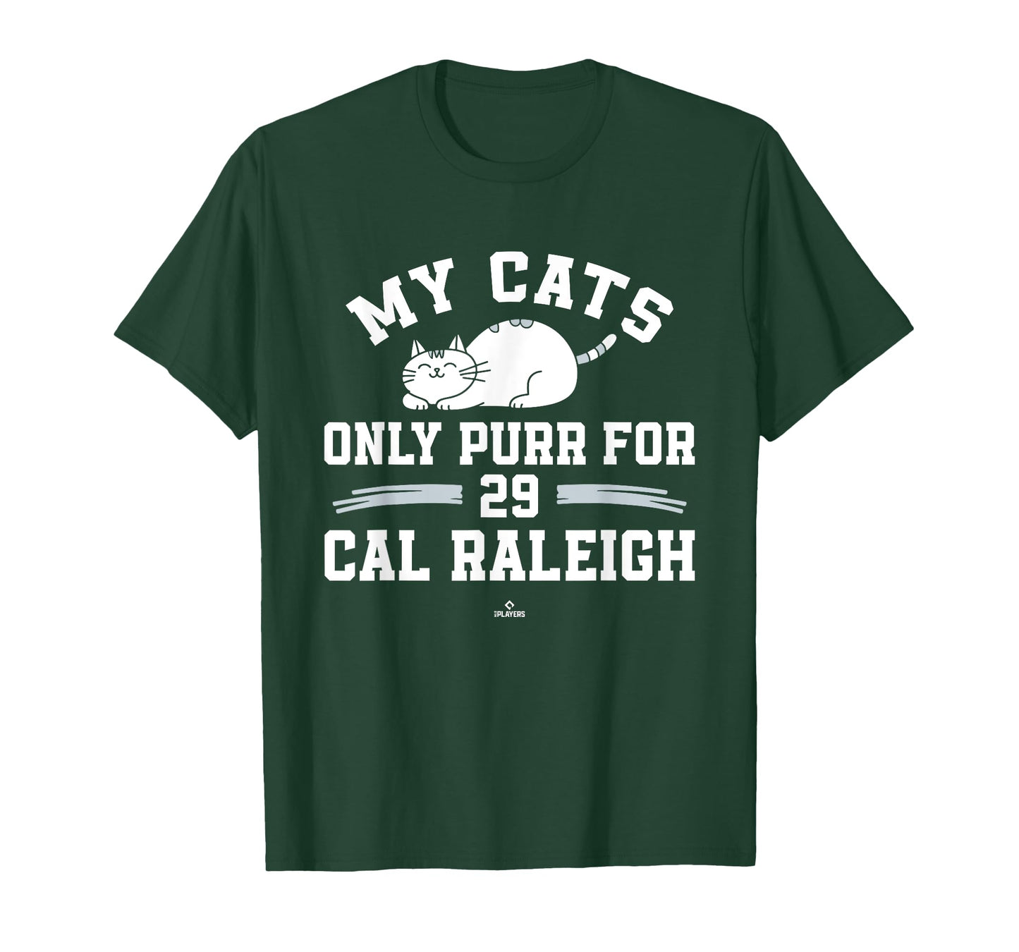 Cat Lovers for Cal Raleigh Seattle Baseball MLBPA Men Women Kids T-Shirt