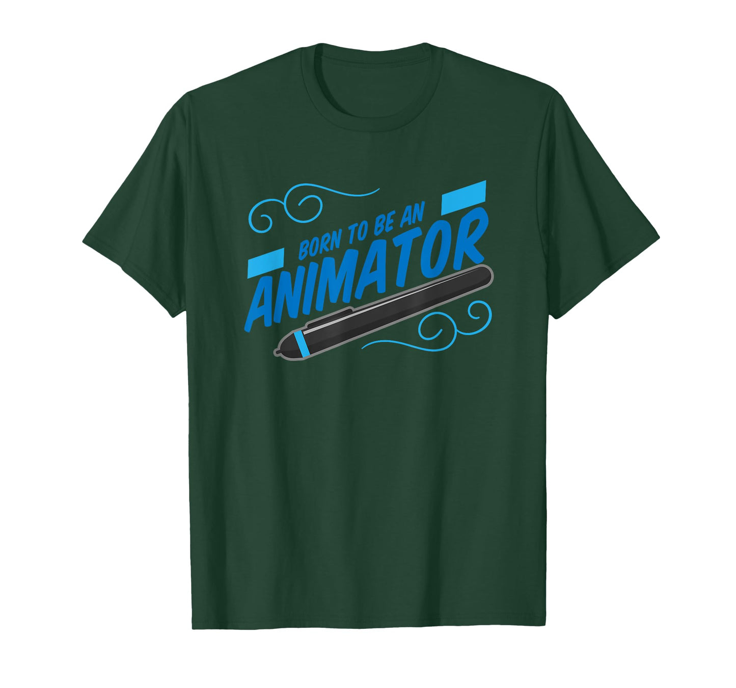 Born To Be An Animator Animation Graphic Designer Artist T-Shirt