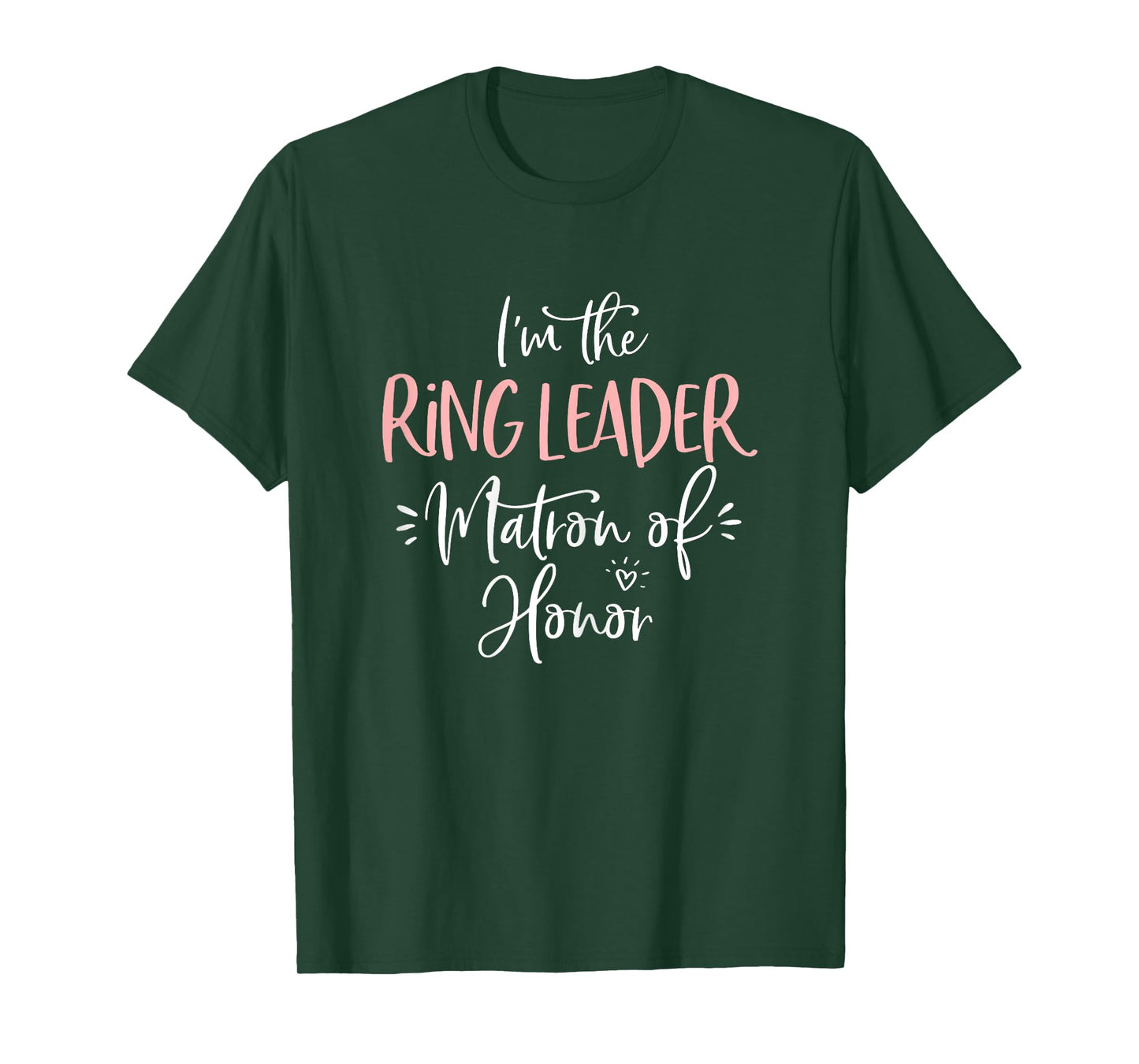 Ring Leader Matron of Honor Funny Matching Bachelorette Gift T-Shirt