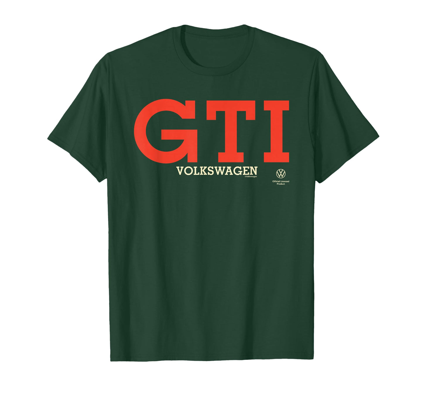 Volkswagen Golf GTI Retro Text T-Shirt