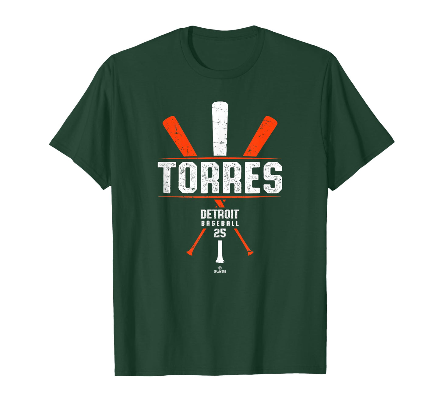 Vintage Baseball Bat Gameday Gleyber Torres Detroit Baseball T-Shirt
