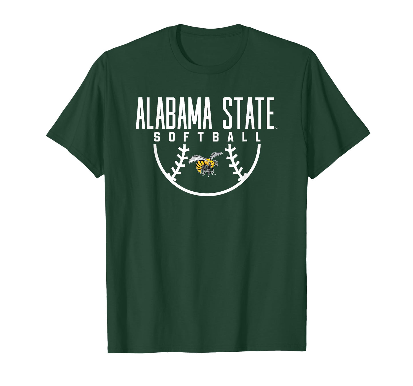 Alabama State University Hornets Softball Arch T-Shirt