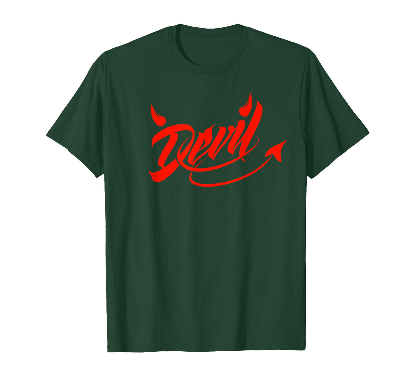Devil Halloween Costume Matching Couple Girlfriend T-Shirt