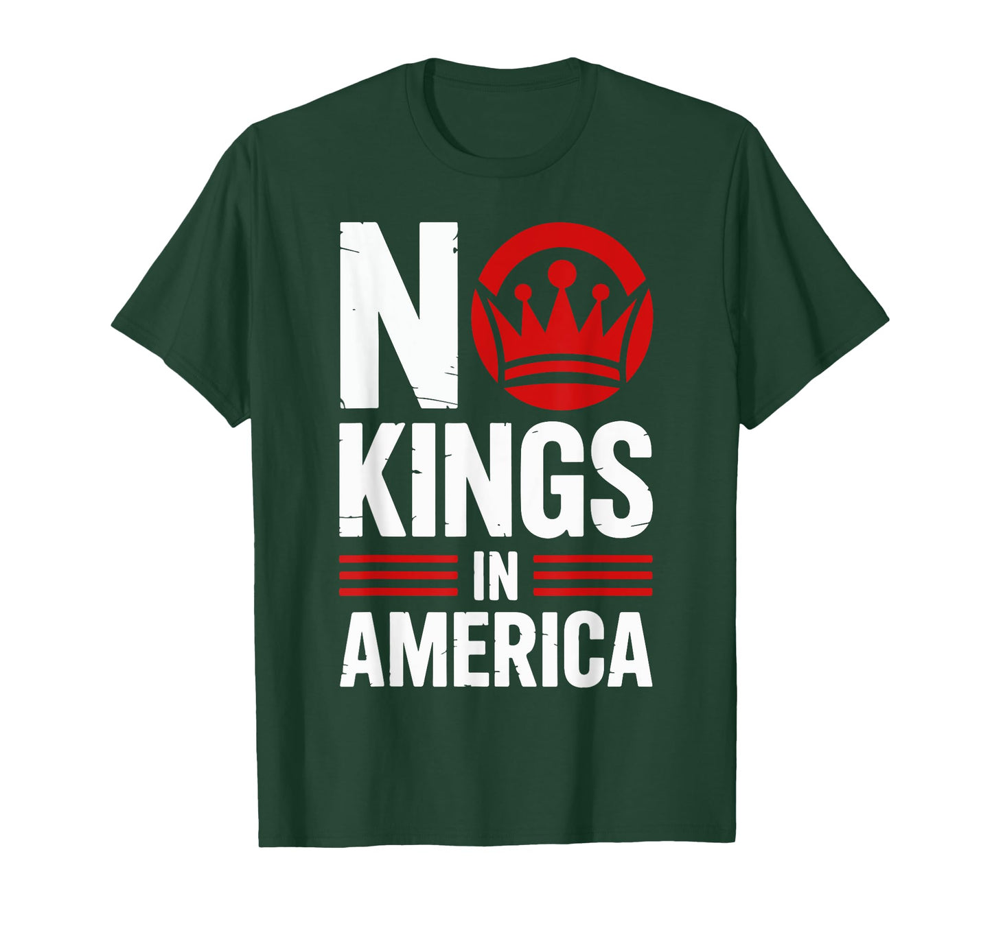 No Kings In America Protest Sign We The People Vintage T-Shirt