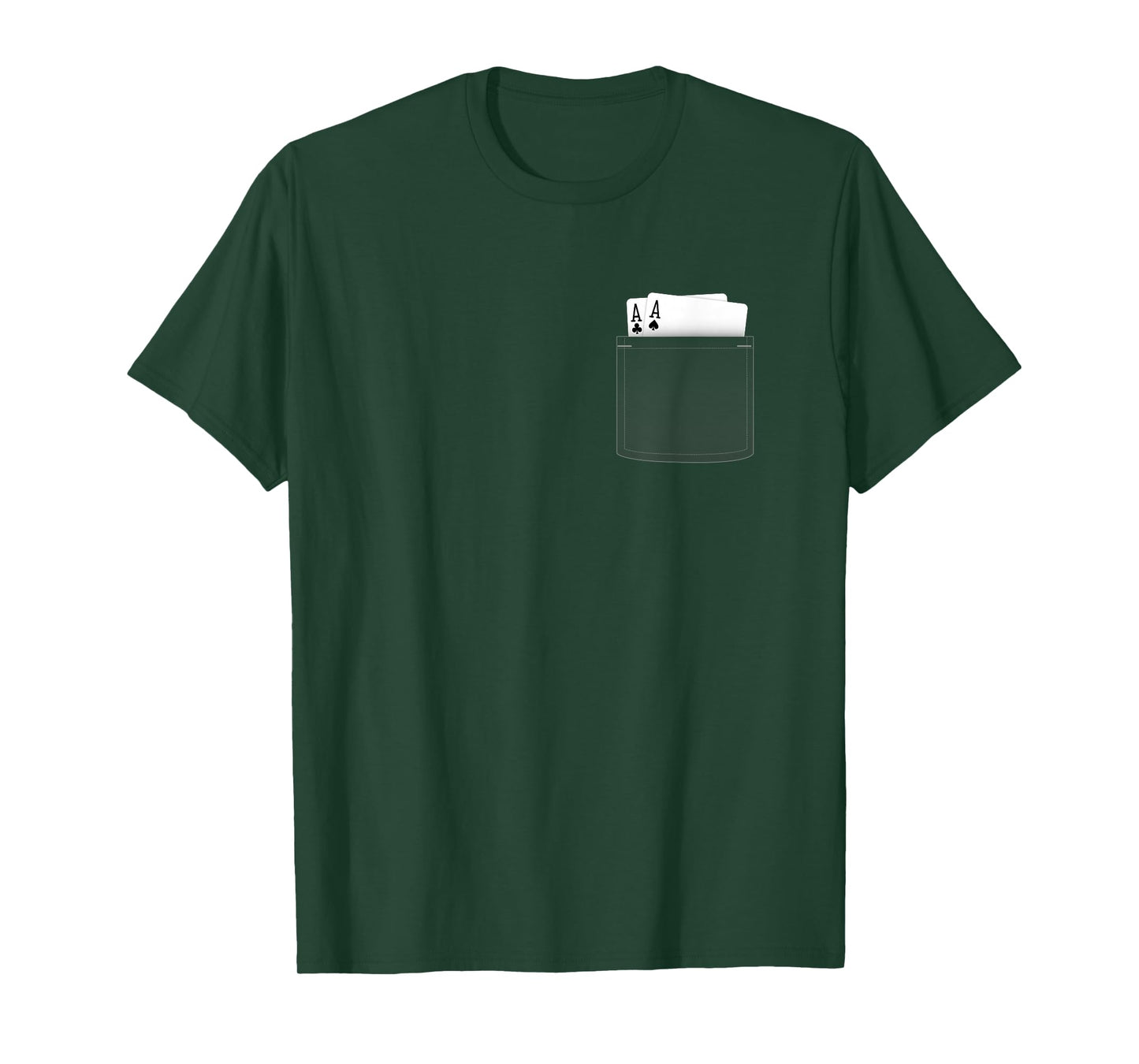 Pocket Aces Poker Shirt (Spades & Clubs) T-Shirt