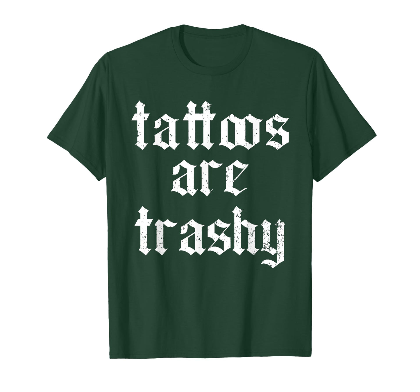 (2 SIDE) Tattoos Are Trashy So Is Your Mom Funny Sayin Women T-Shirt