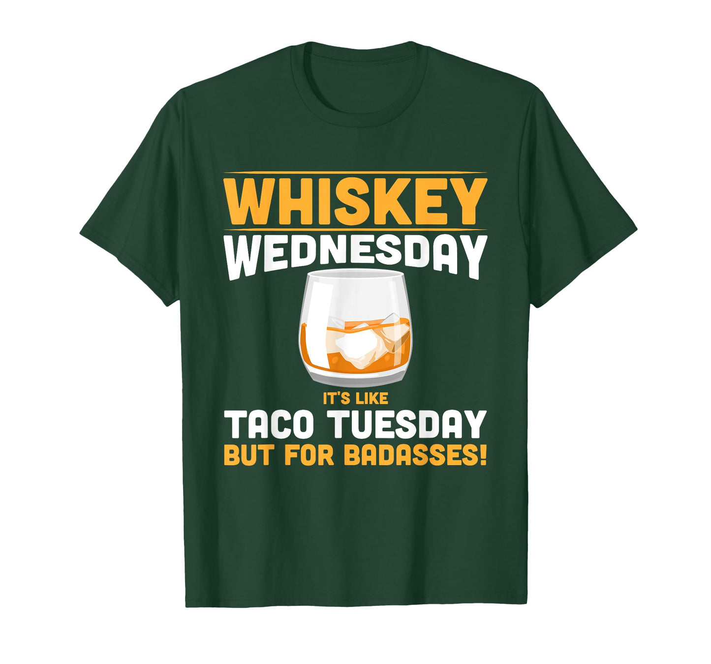 Alcohol Whiskey Wednesday Funny Tees Alcoholic Adult T-Shirt