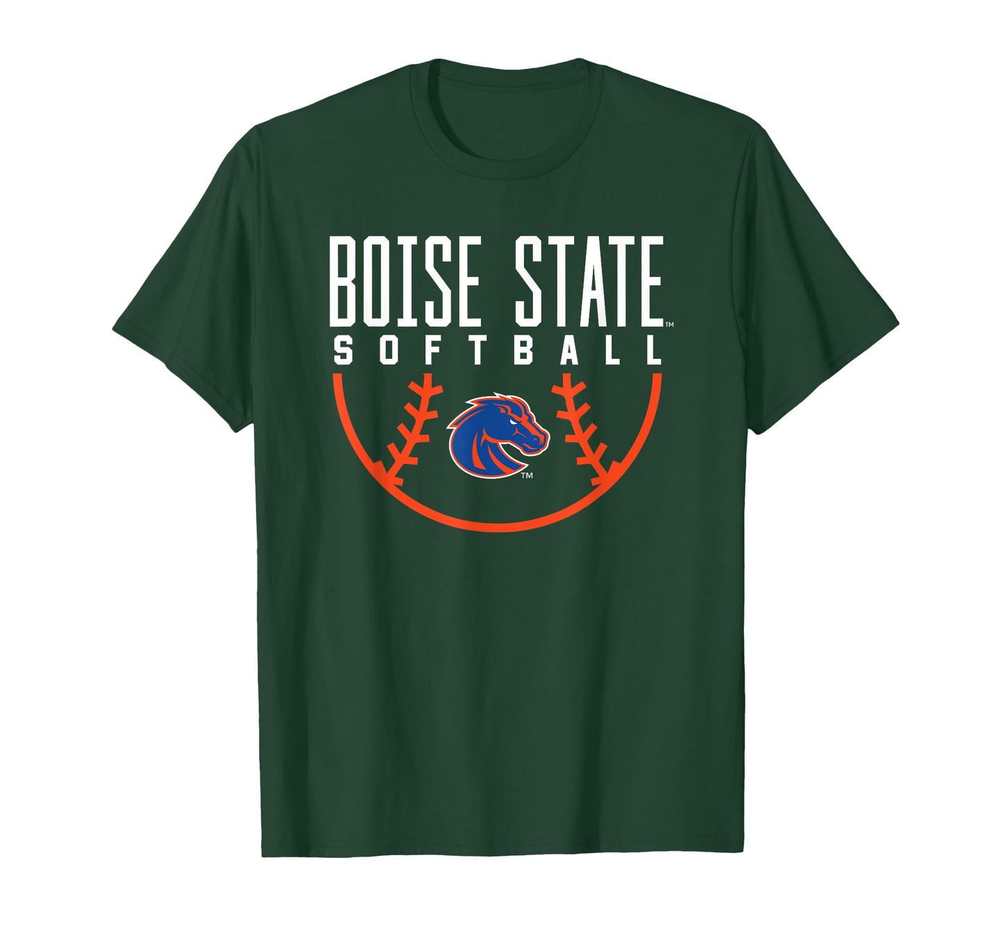 Boise State University BSU Broncos Softball Arch T-Shirt