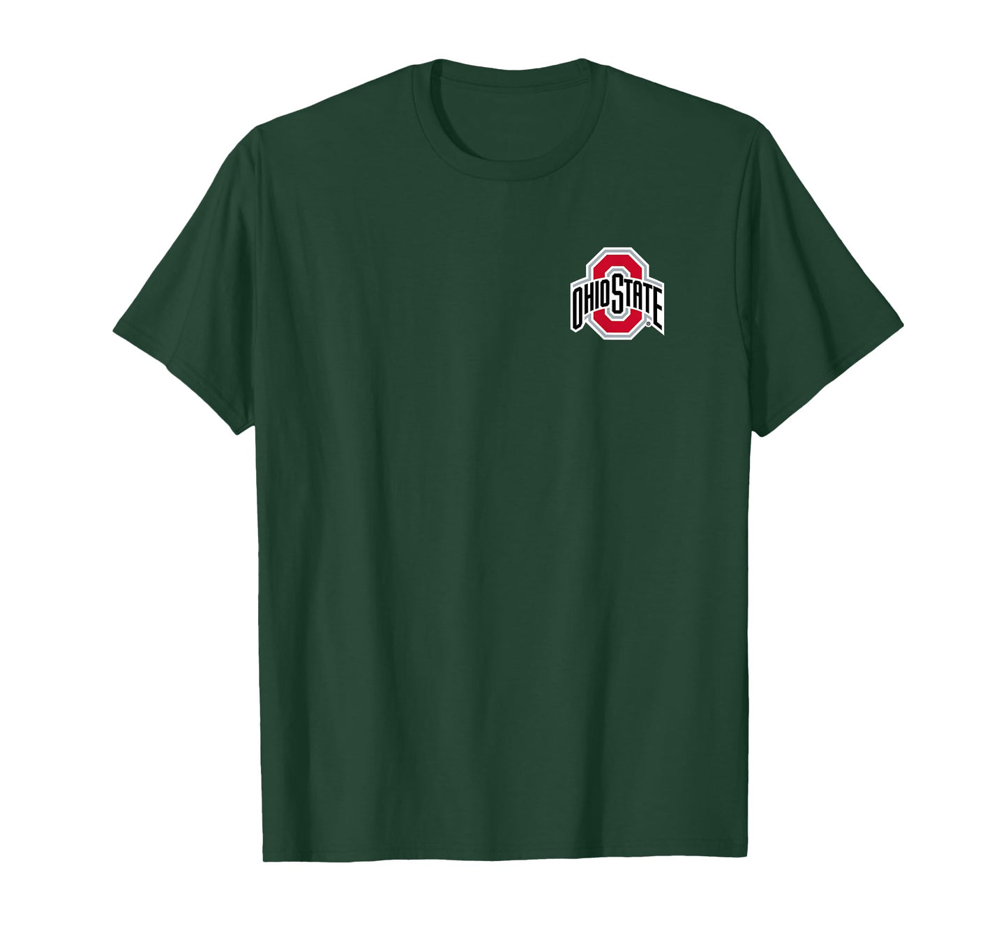 Ohio State Buckeyes Front/Back Brutus Officially Licensed T-Shirt