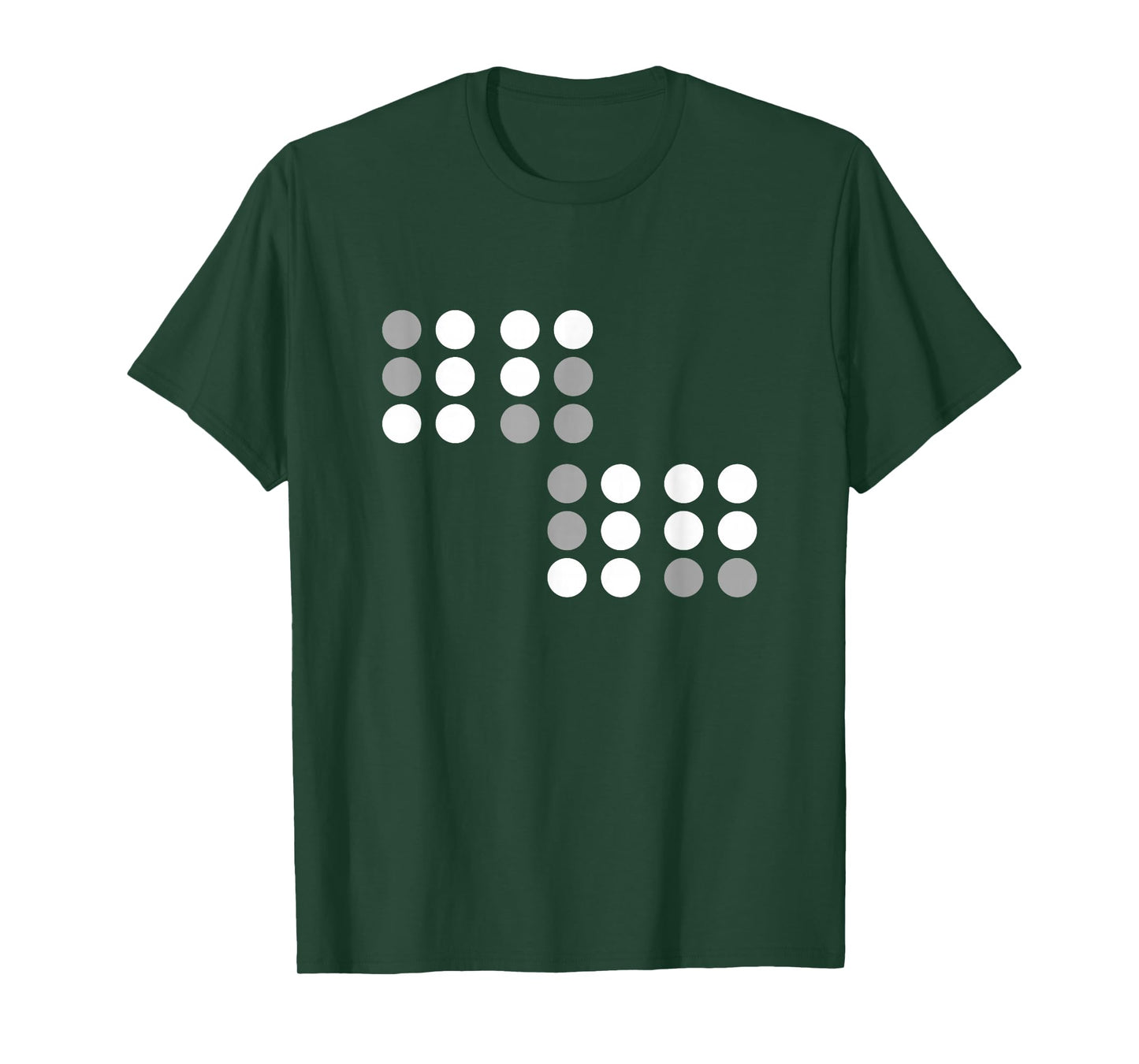 Funny Six Seven 6 7 Meme Unique Design 6 7 in Braille T-Shirt
