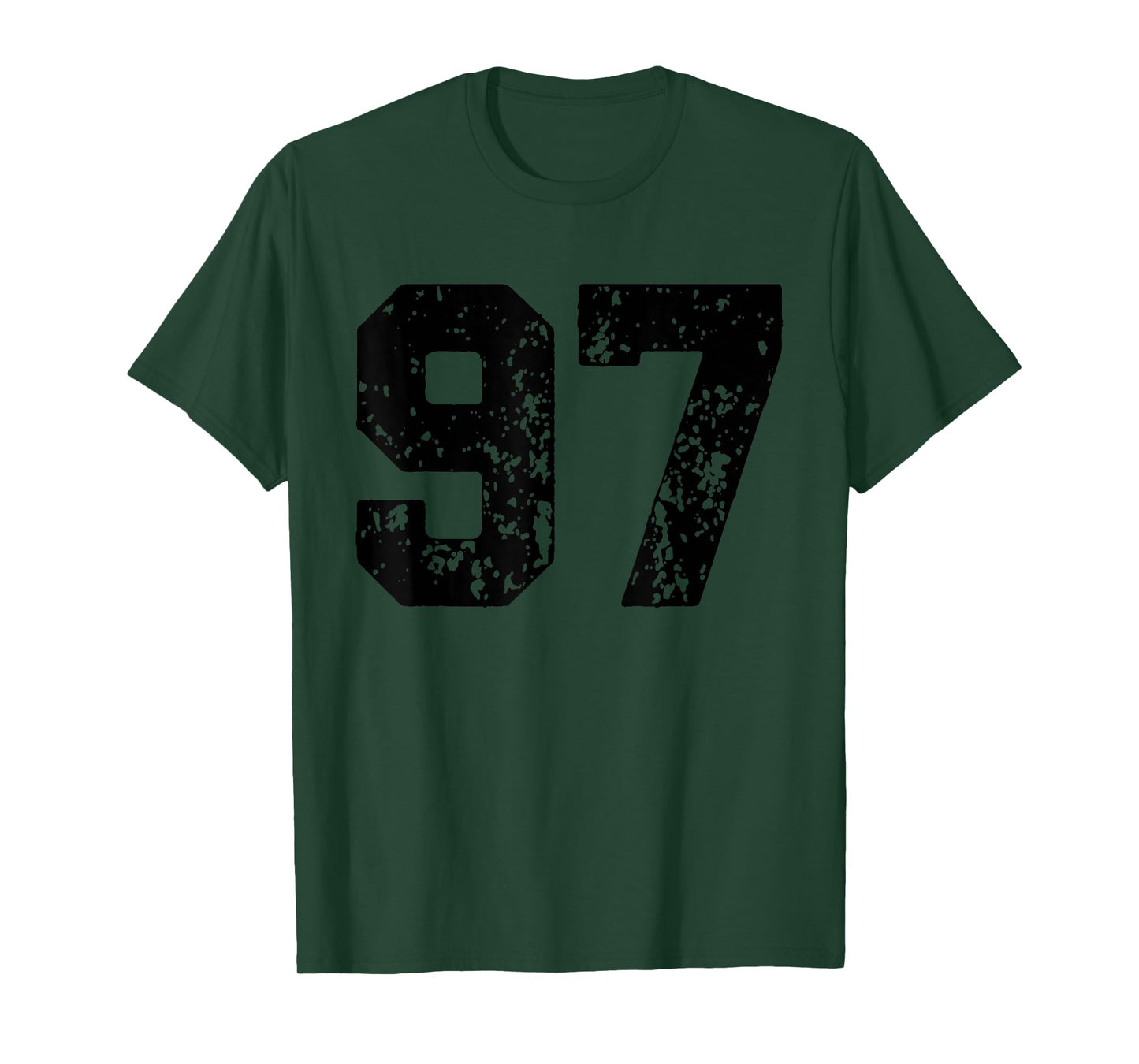 Number 97 Black Best Classic College Style Birthday Funny T-Shirt