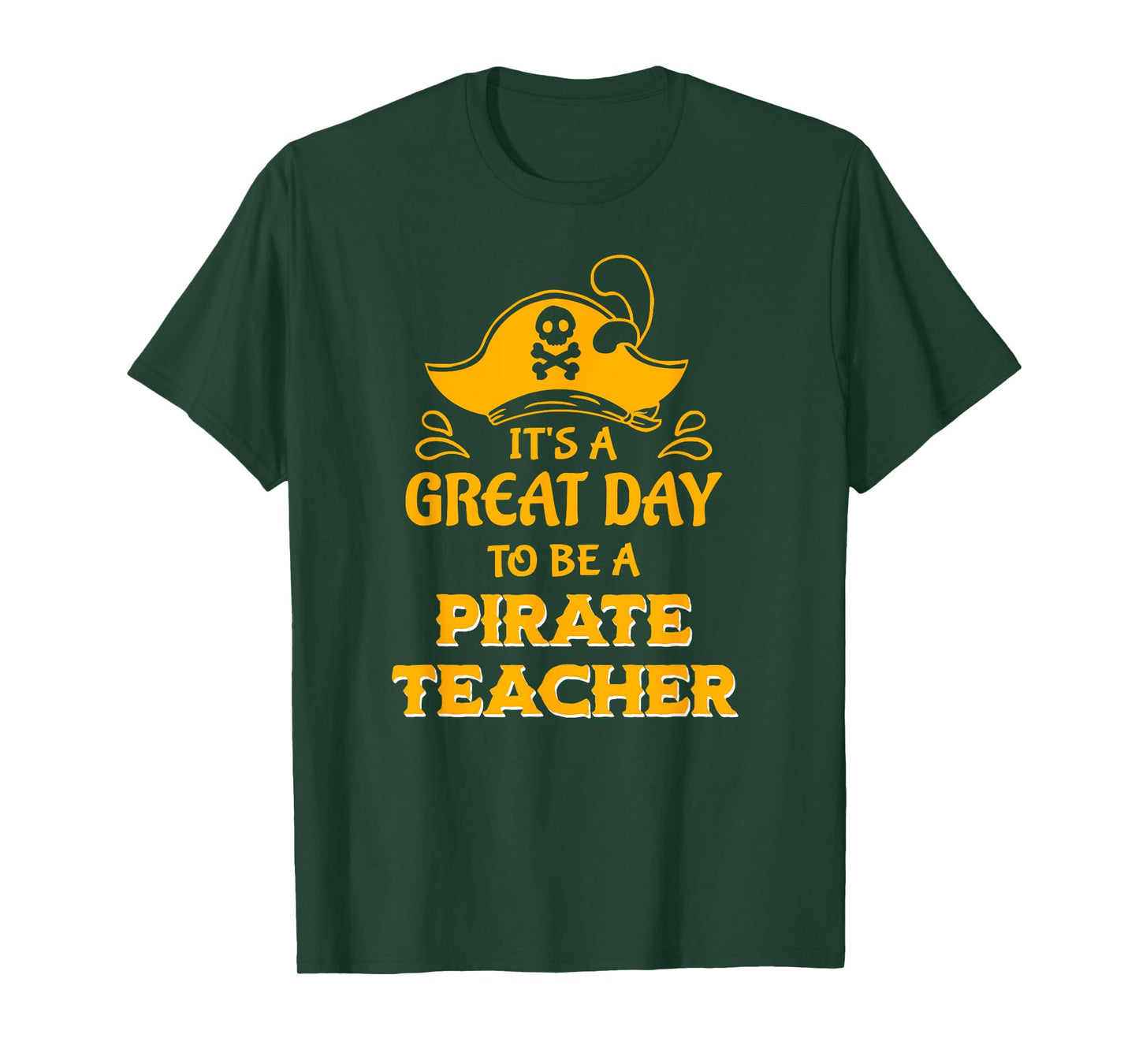 Pirate Teacher Theme for School Staff Showing Mascot Spirit T-Shirt