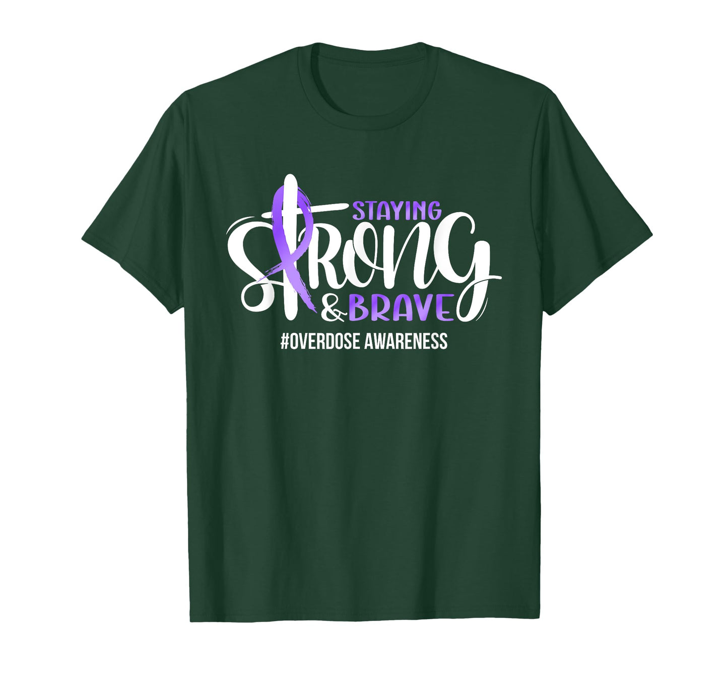 Overdose Warrior Quote Support Squad Overdose Awareness T-Shirt