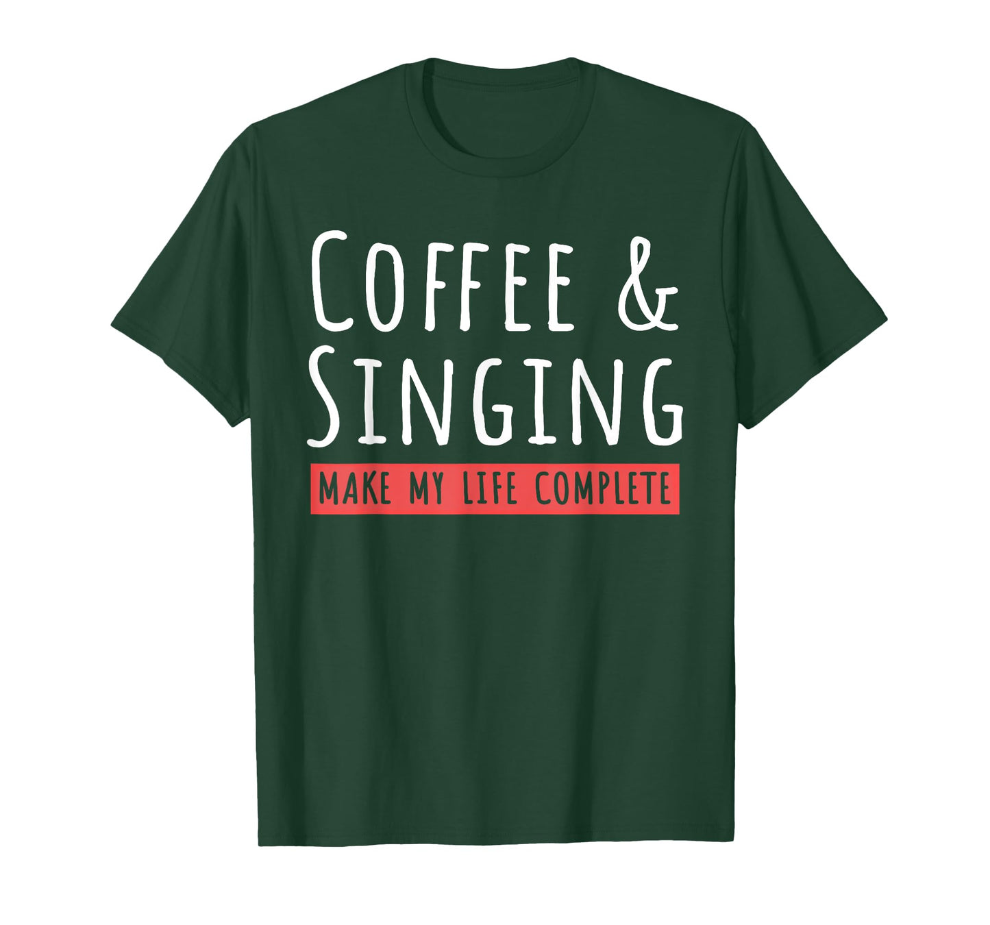Coffee And Singing Tshirt Coffee Lovers Country Music Singer T-Shirt