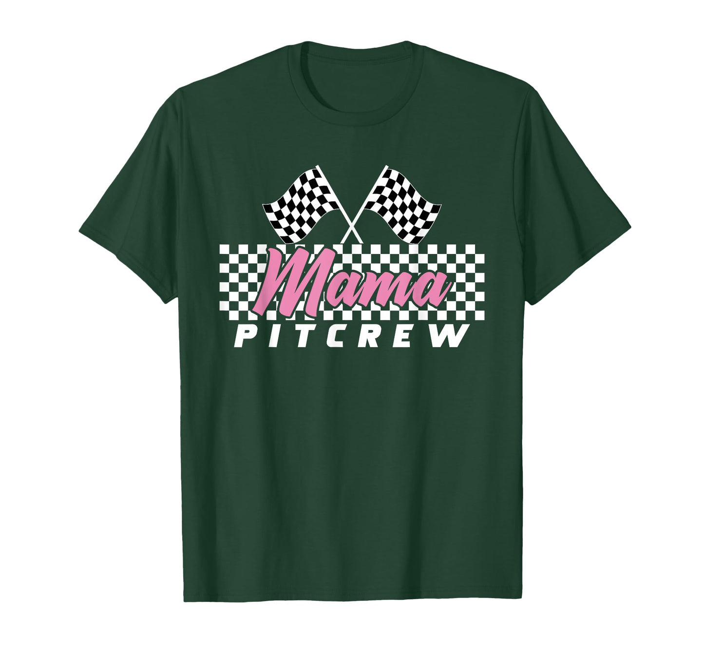 Race Car Birthday Party Racing Family Mama Pit Crew T-Shirt