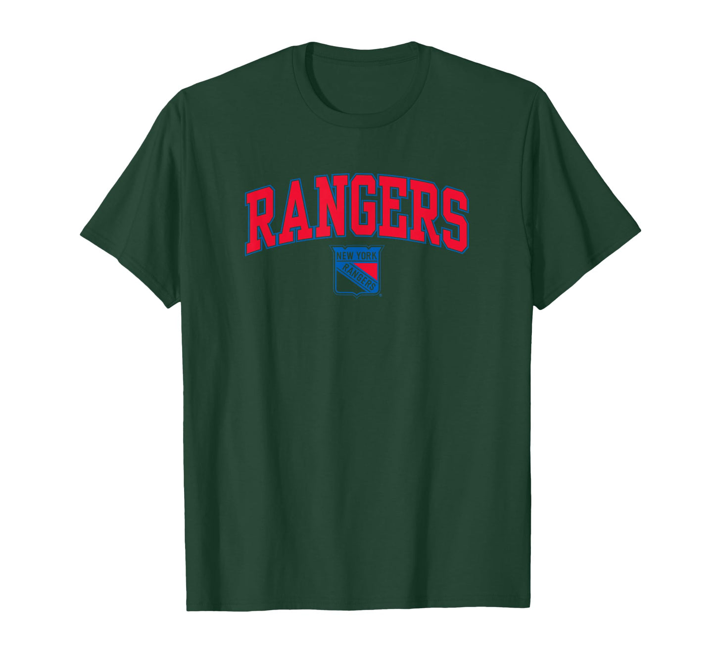 New York Rangers Arch Over White Officially Licensed T-Shirt