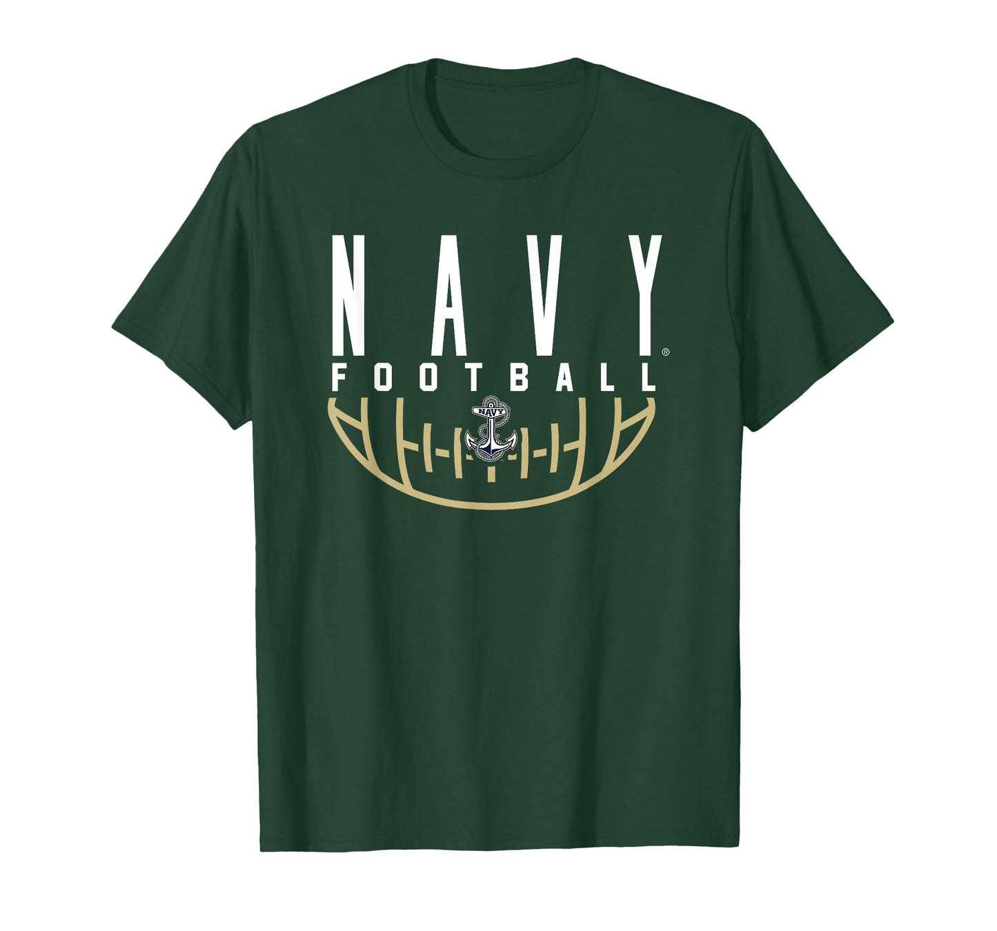 US Naval Academy Navy Midshipmen Football Arch T-Shirt