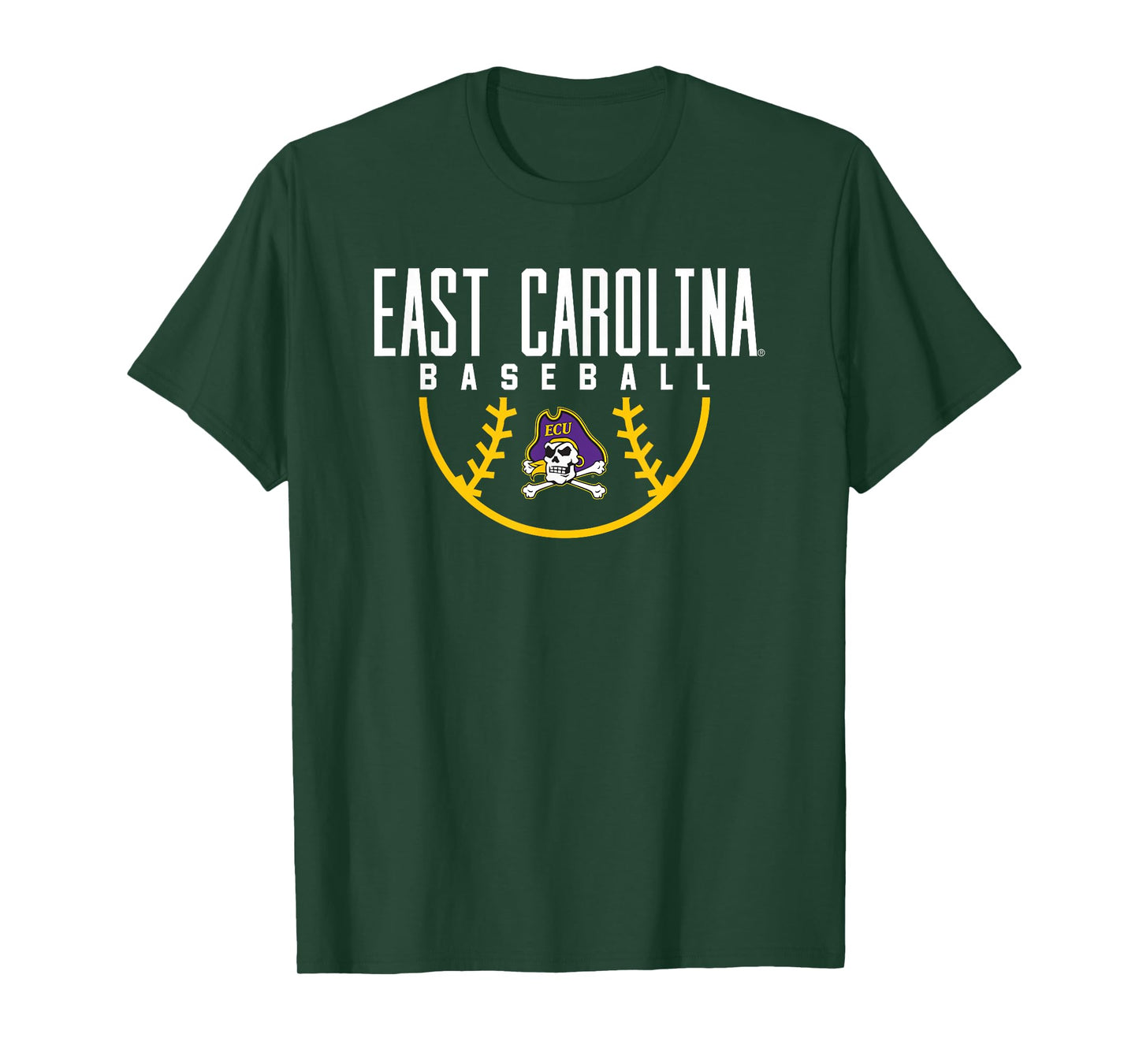 East Carolina University ECU Pirates Baseball Arch T-Shirt