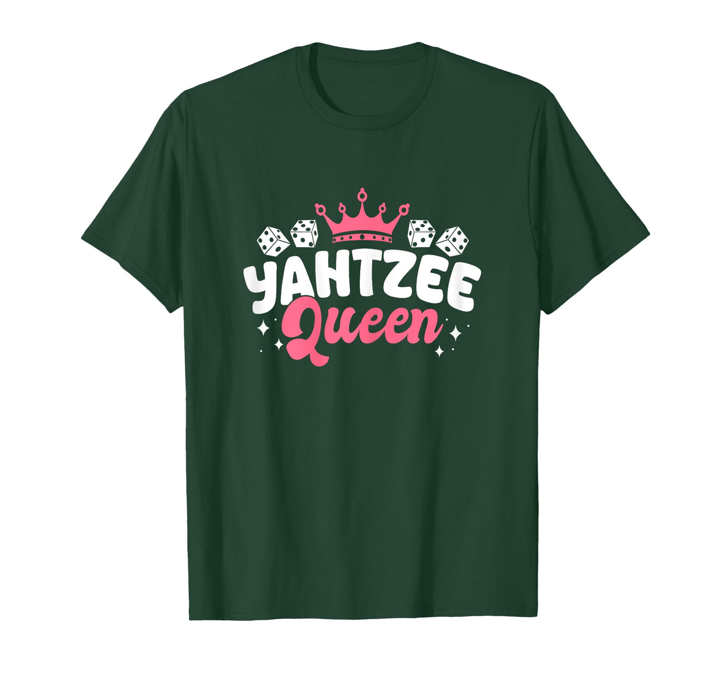 Yahtzee Queen Dice Game T-Shirt