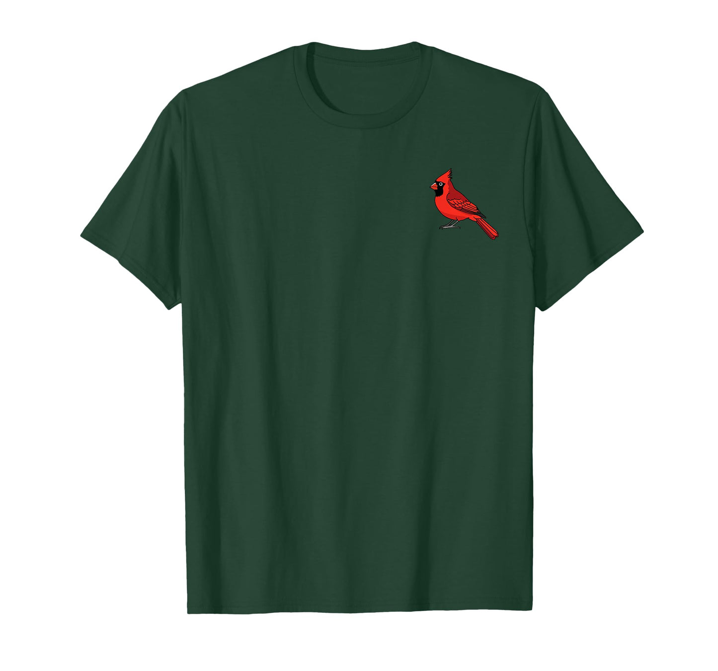 Lovely Northern Cardinal Bird Red Cardinal In Pocket T-Shirt