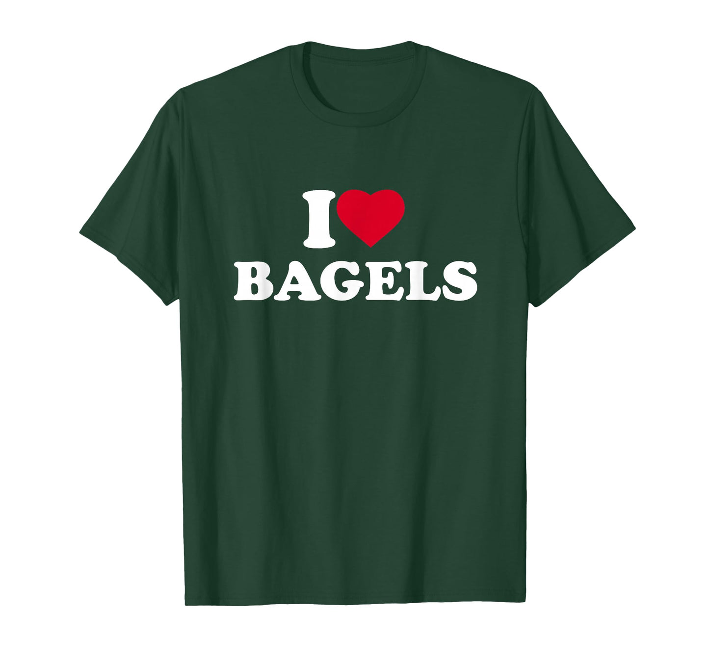 I Love Bagels I Heart Bagels Lover Baker T-Shirt