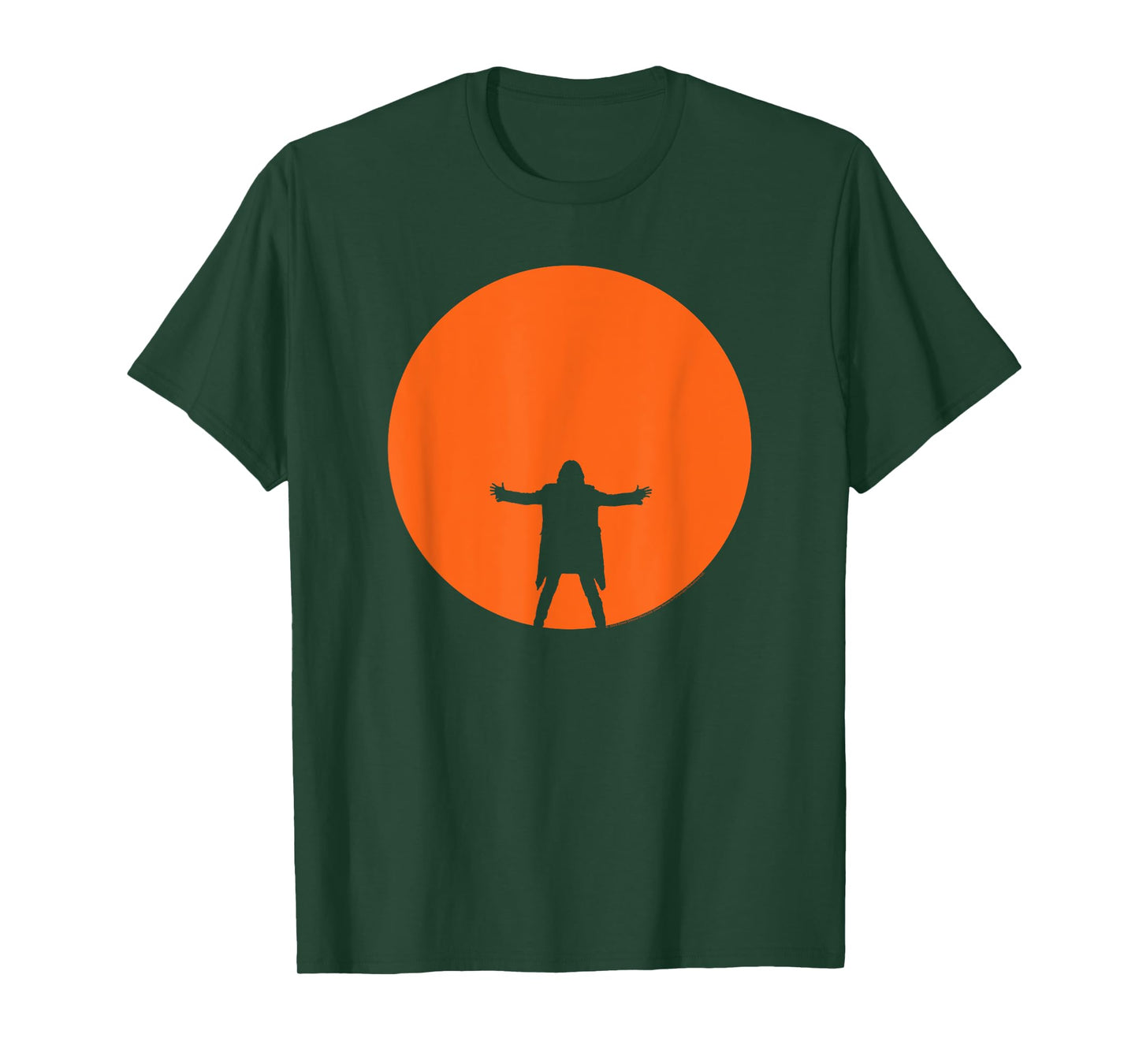 David Gilmour Luck and Strange in Concert Orange Moon T-Shirt