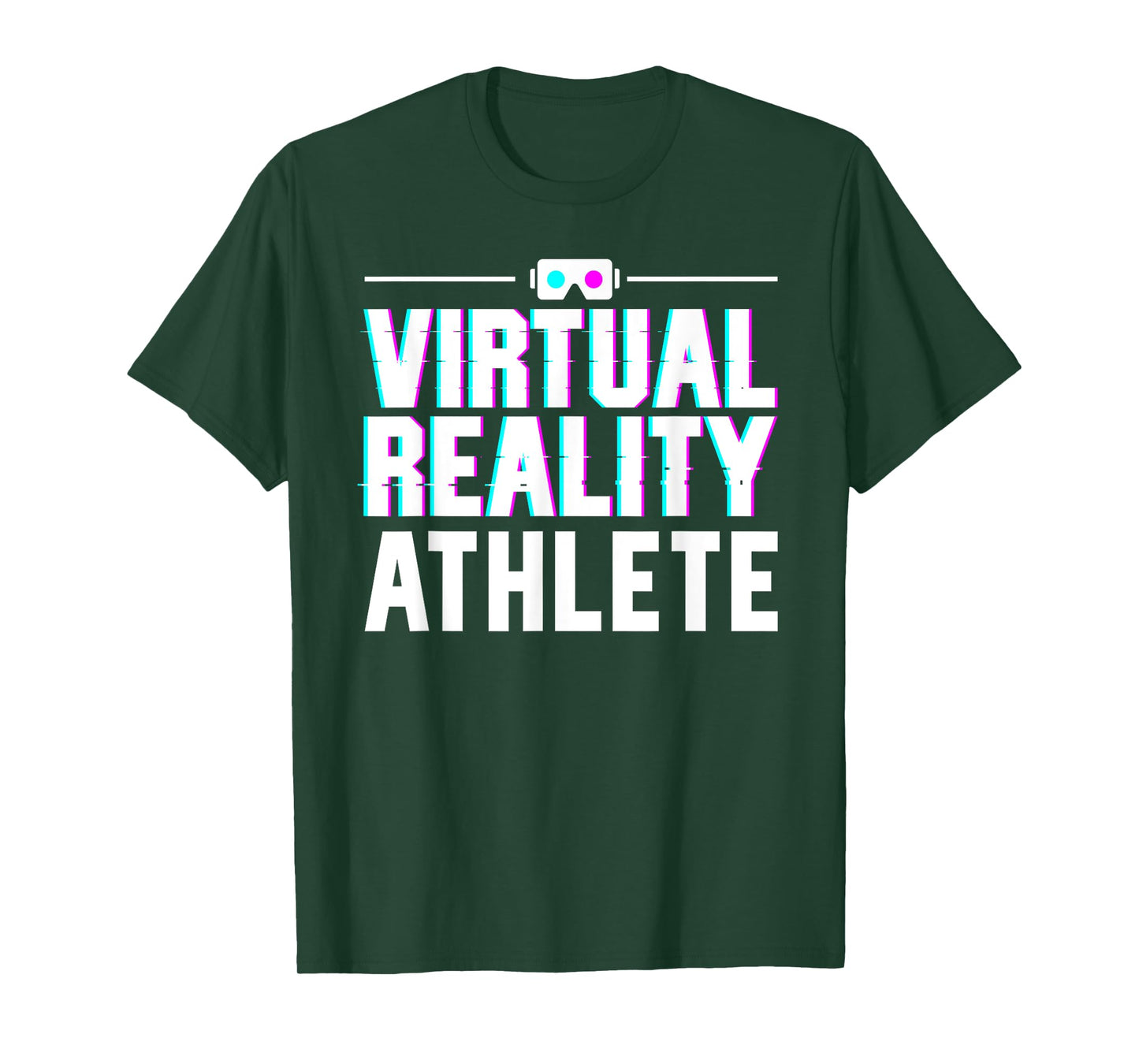 Funny Virtual Reality Athlete Design For Men Women VR Gamer T-Shirt