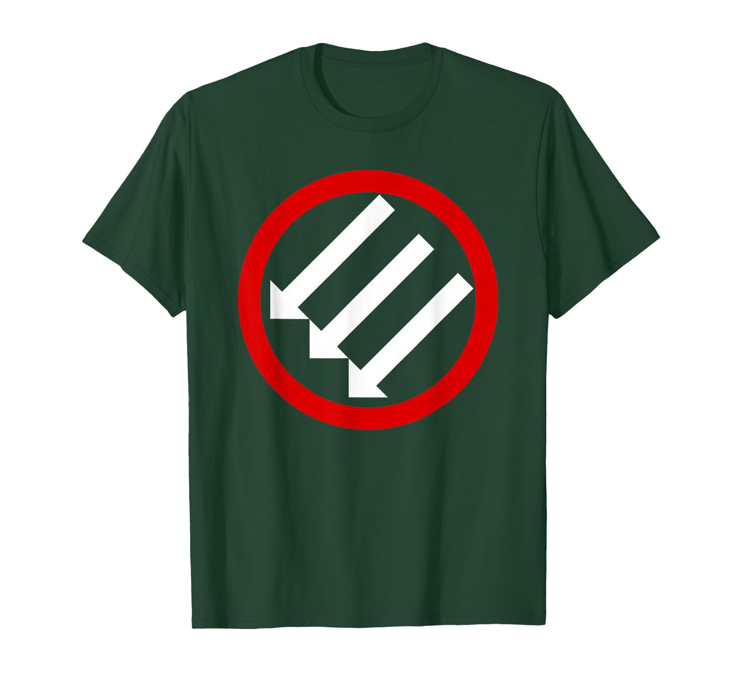 Iron Front - The Three Arrows - Stand Against Fascism T-Shirt
