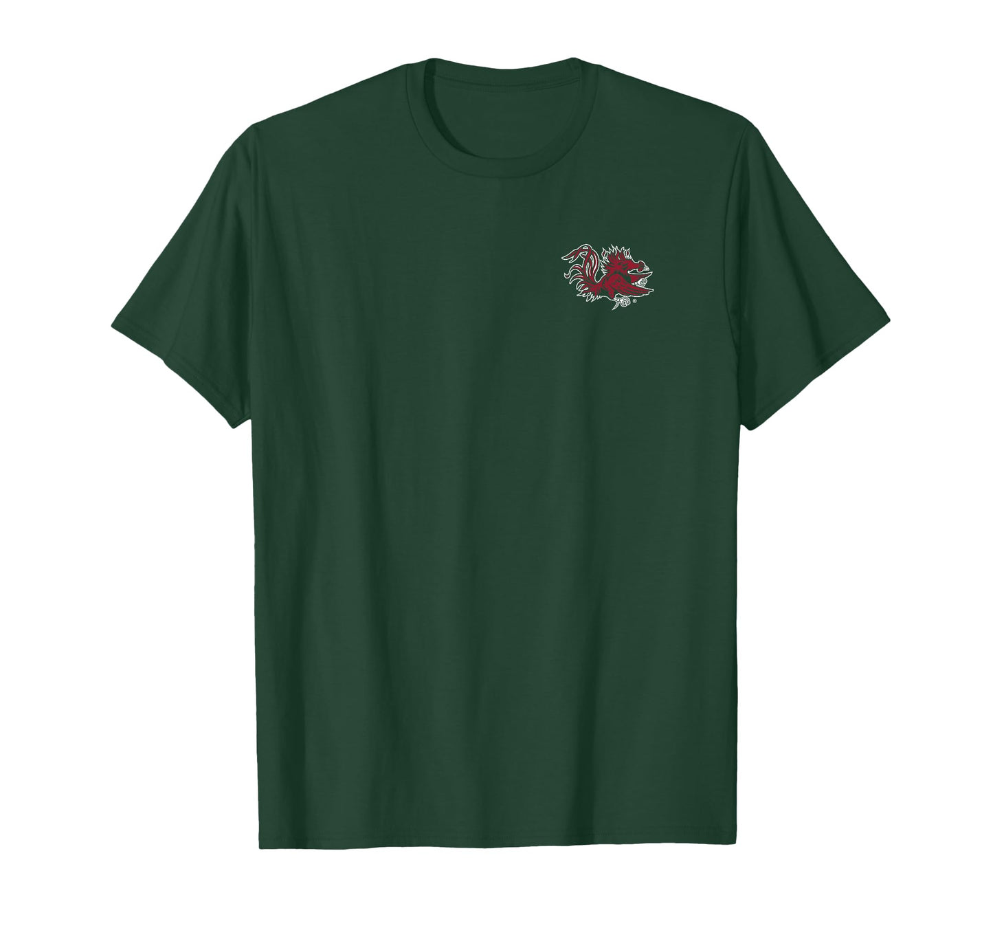 South Carolina Gamecocks Icon Front/Back Black T-Shirt