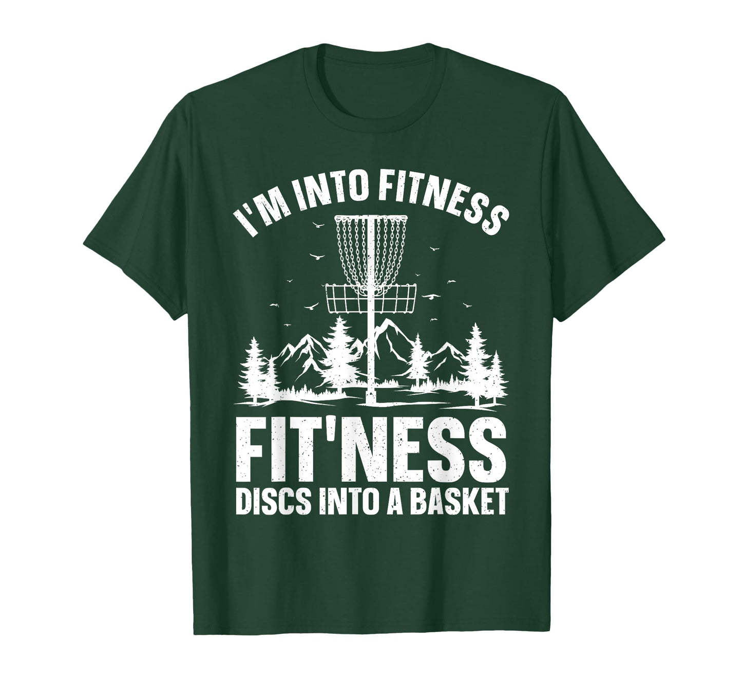 Disc Golf Art For Men Women Disc Golfer Player Disc Golf T-Shirt