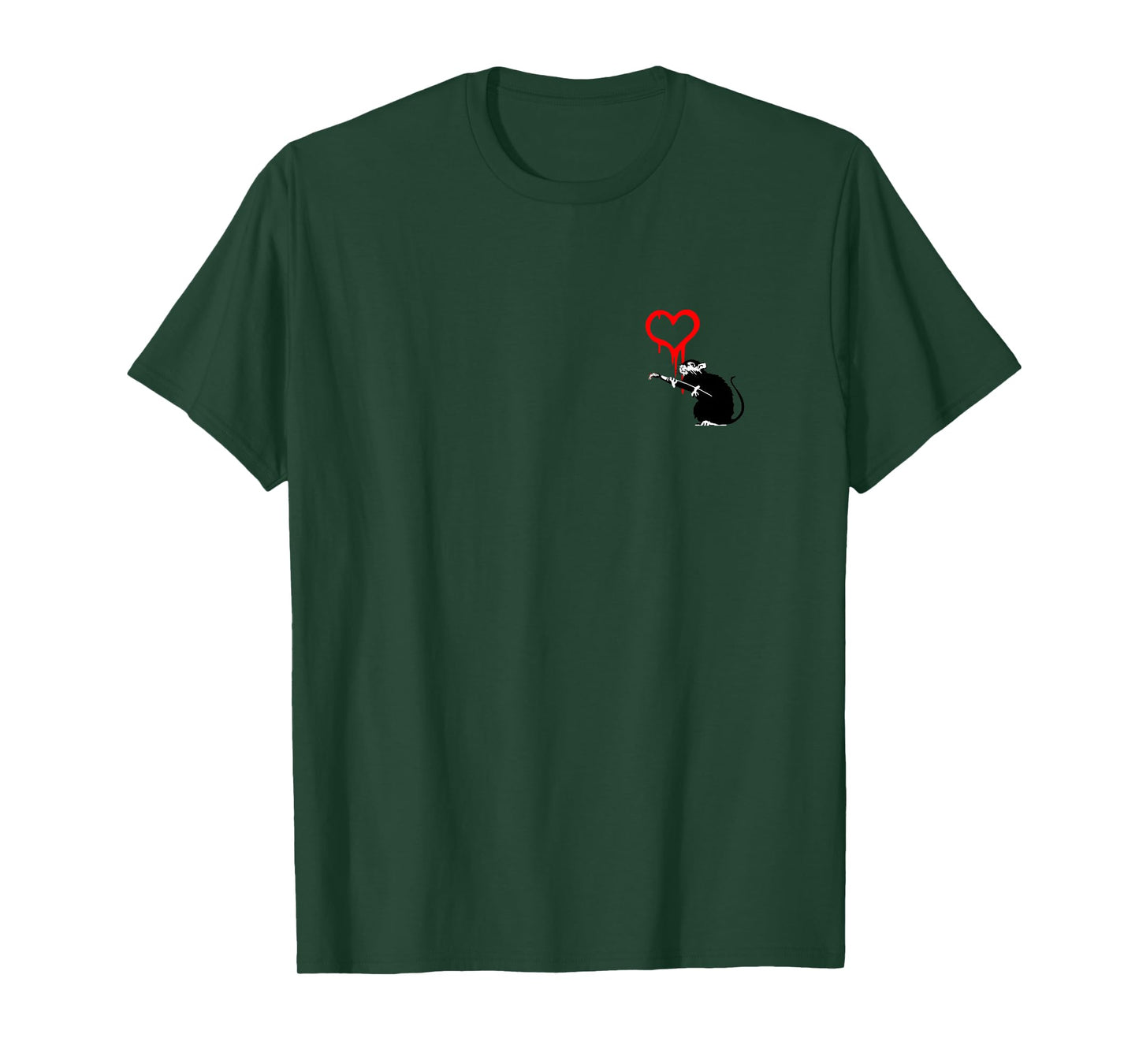 APOH Valentines Banksy Love Rat PAPL2172 T-Shirt