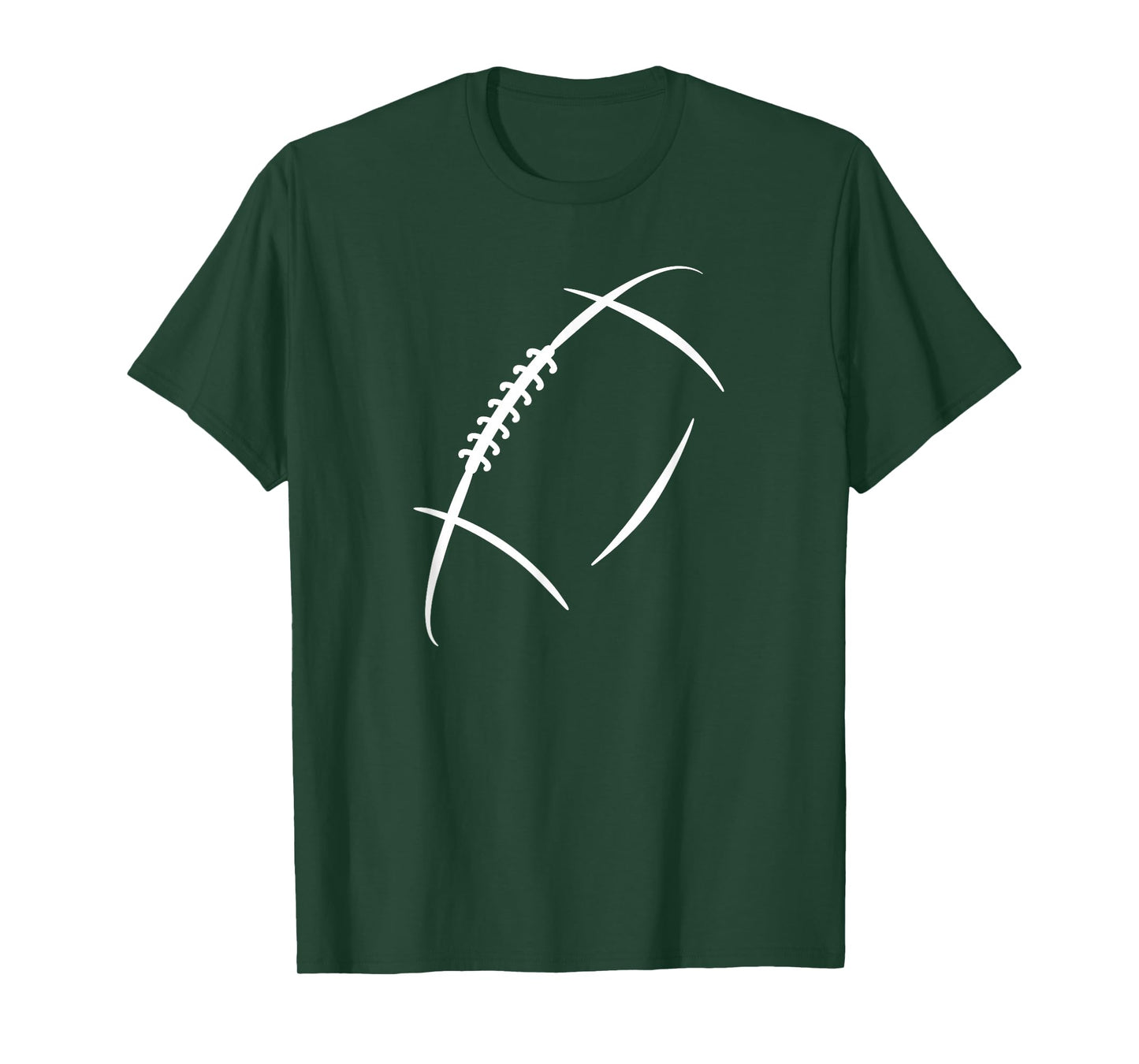 American Football Player And Fan Gear Co Unisex Adult Classic Fit Short Sleeve T-Shirt Black Small Football Silhouette