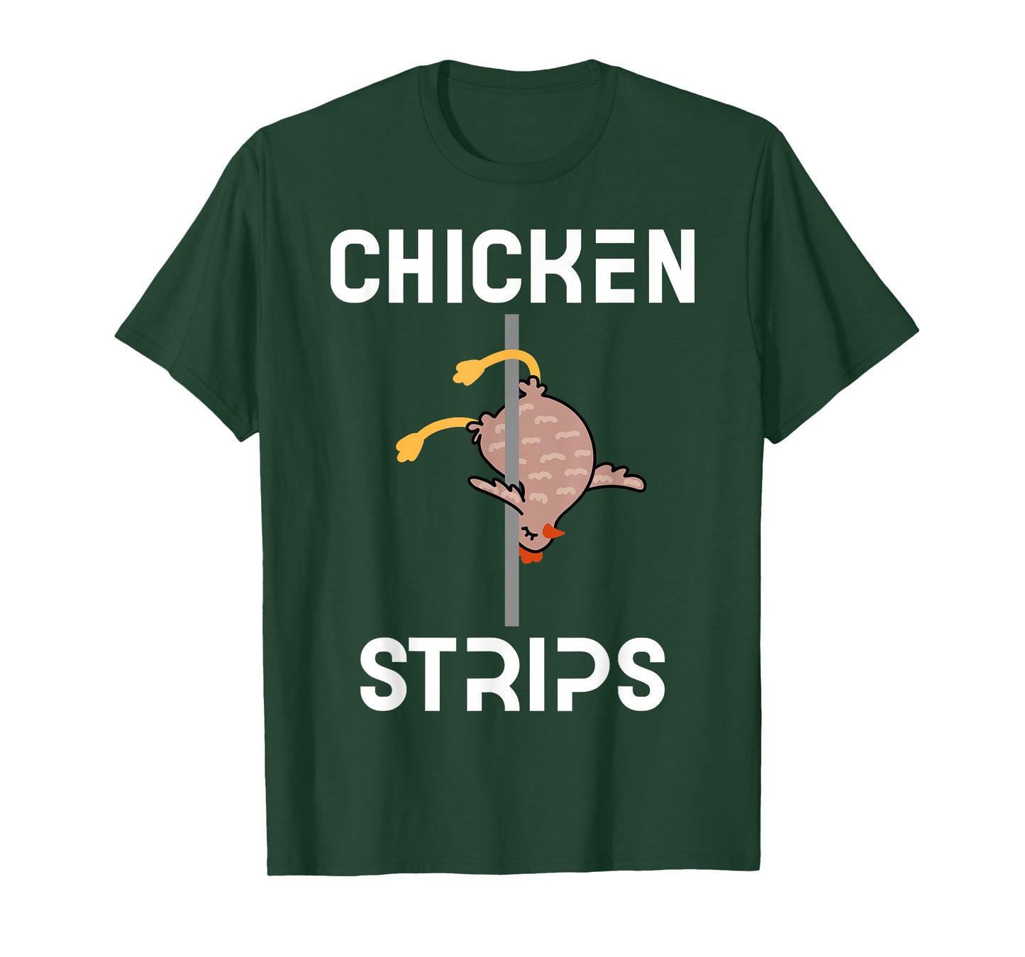 Chicken Strips Funny Dancing Chicken BBQ Barbeque Squad T-Shirt