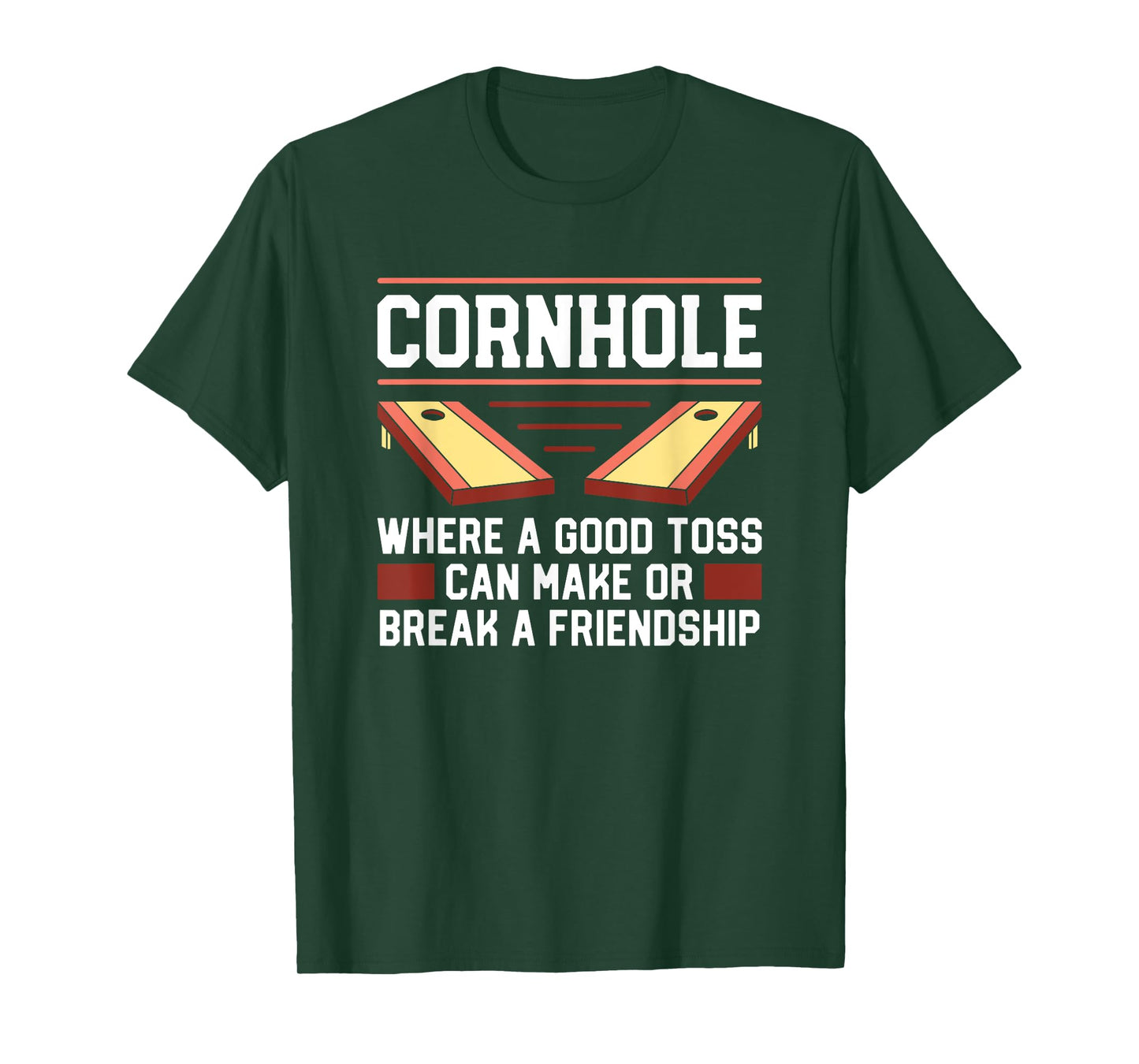 Cornhole Player Toss Game Cornhole Good Toss Funny Cornhole T-Shirt