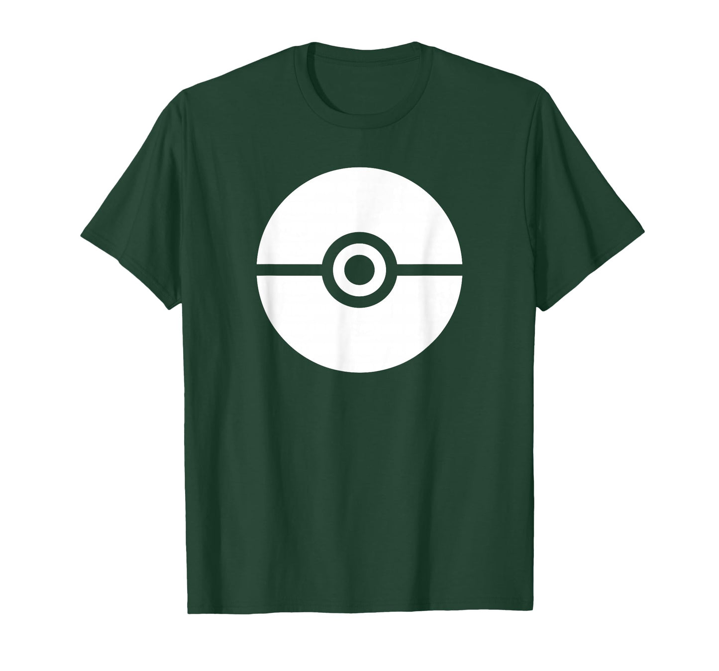 Pokémon Simple White Pokéball Logo T-Shirt