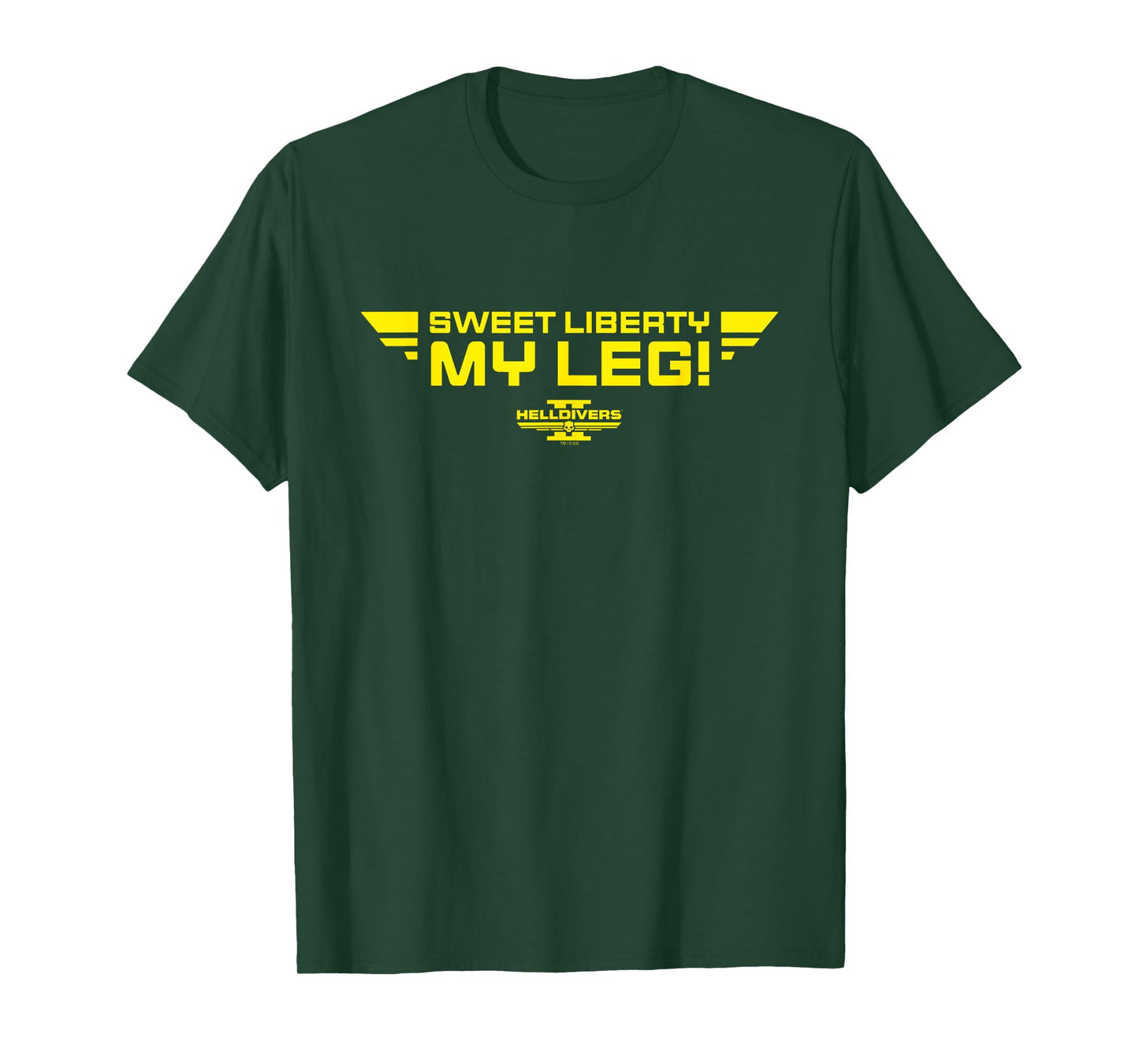 Helldivers 2 Sweet Liberty My Leg Video Game T-Shirt