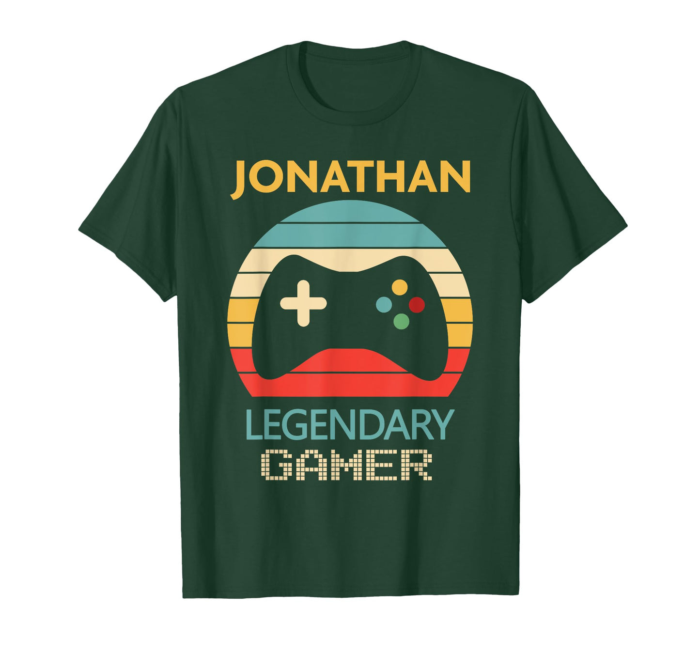 Jonathan Name Gift - Personalized Legendary Gamer T-Shirt