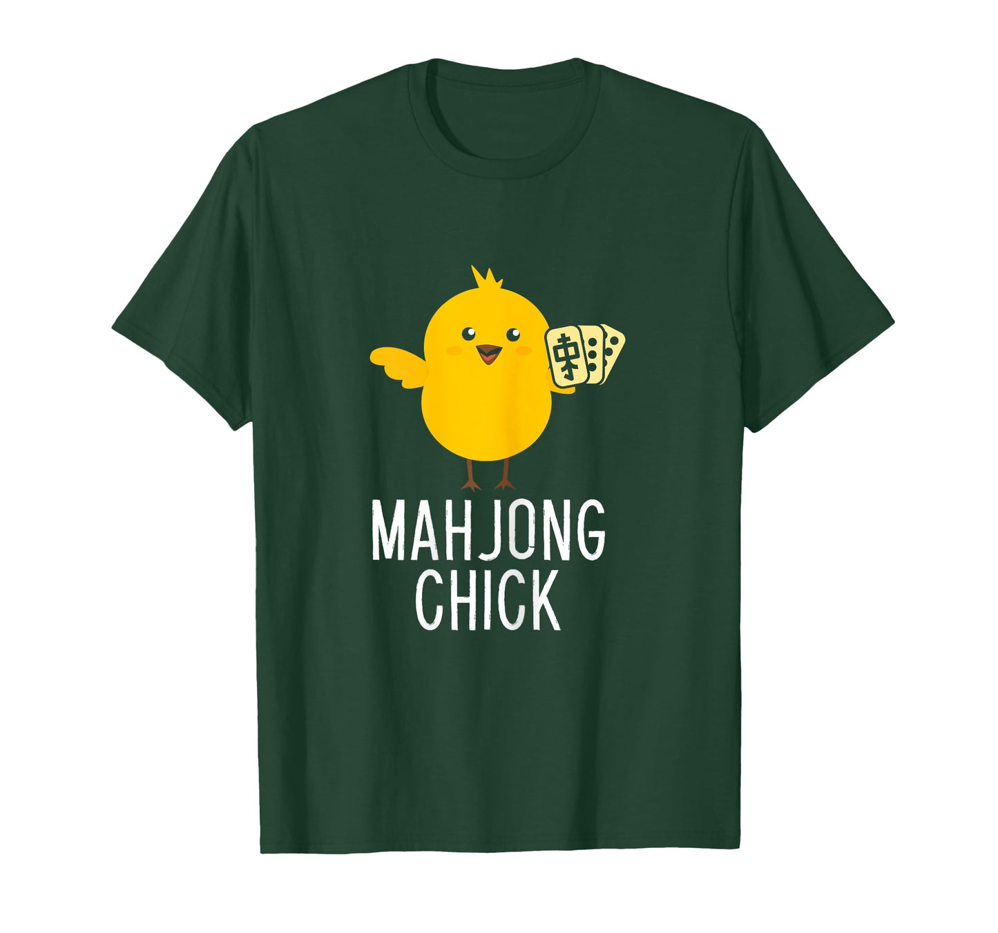 Mahjong Chick Player Board Game Mah-Jongg China Solitaire T-Shirt