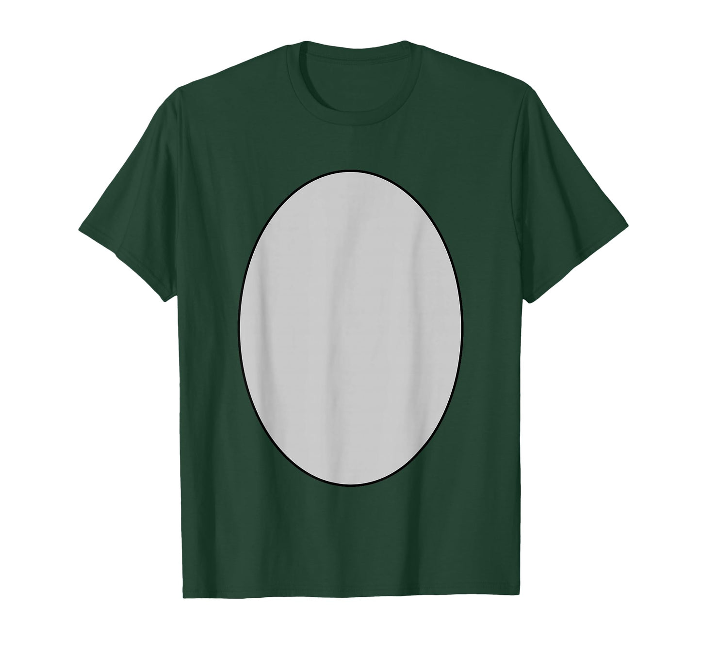 easy lazy diy donkey costume grey circle donkey belly tee T-Shirt
