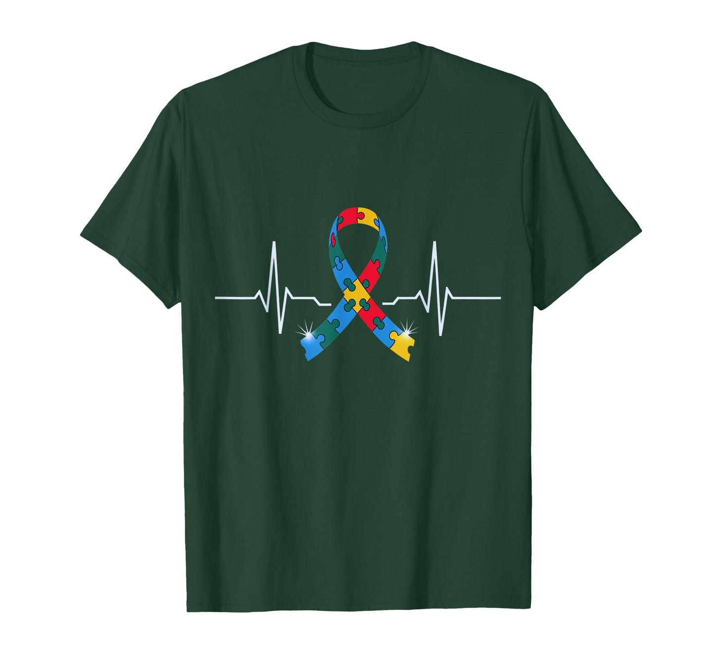 Love Heart Puzzle Acceptance Men Women Kids Autism Awareness T-Shirt