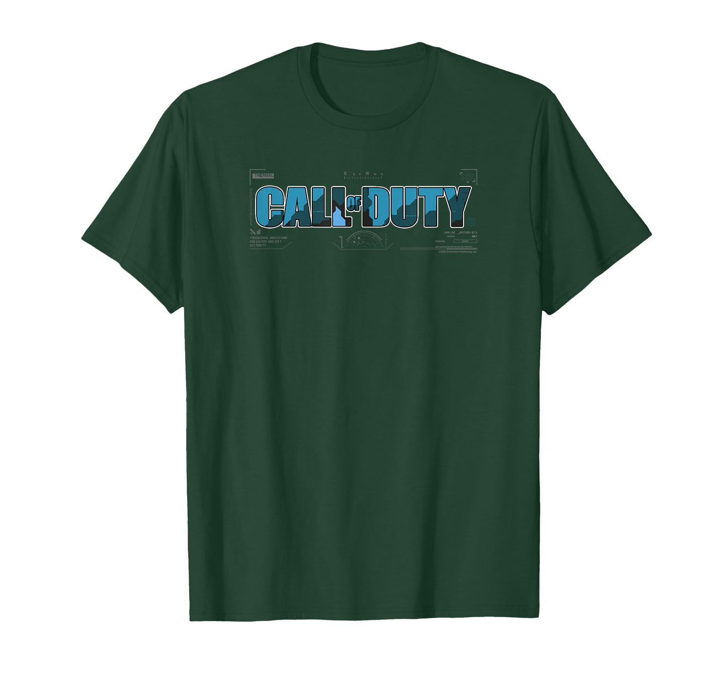 Call Of Duty Classic Game Logo Seen Through Visor V2 T-Shirt