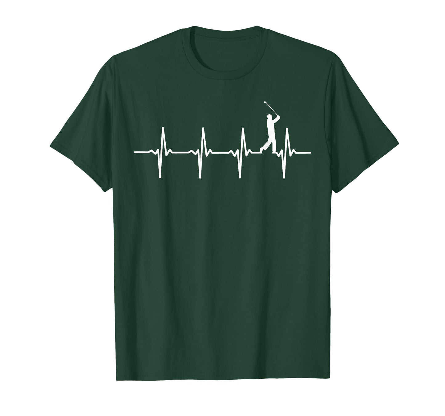 Golf heartbeat t-shirt for golfers T-Shirt