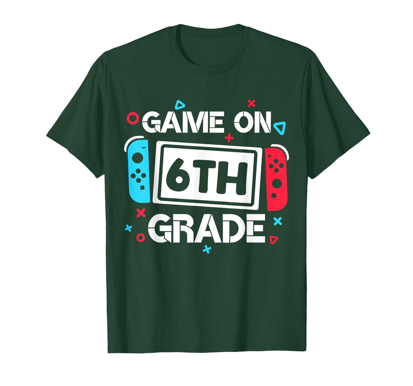 Game On 6th Grade Gamer Teacher Student Gift Back to School T-Shirt for Men Women Girls Kids