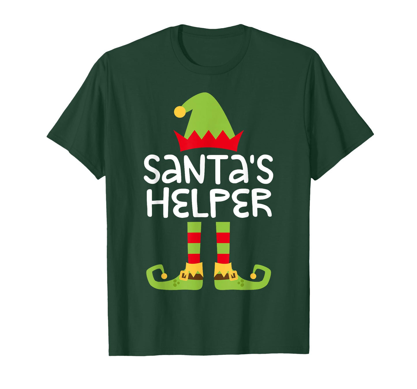 Santa's Helper T-Shirt Matching Christmas Elf Shirt T-Shirt