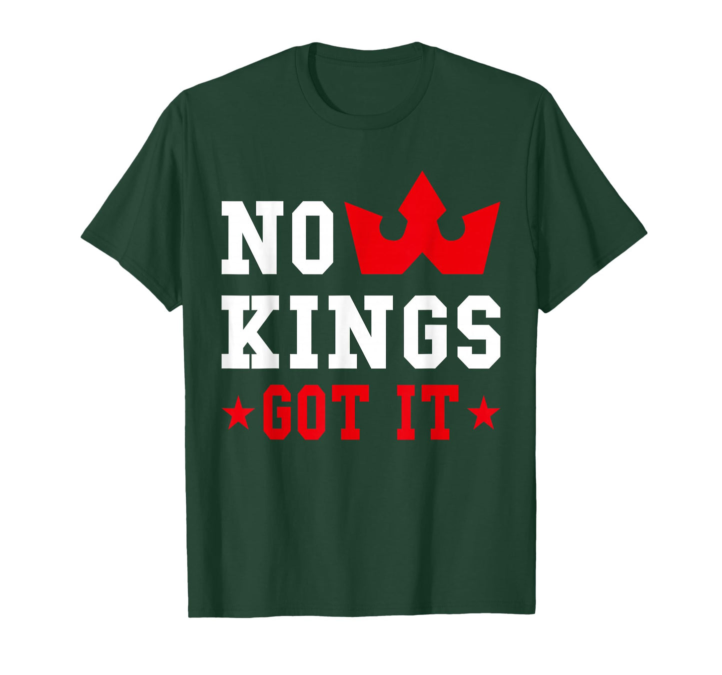 No Kings Got It Distressed Crown Streetwear Tee T-Shirt