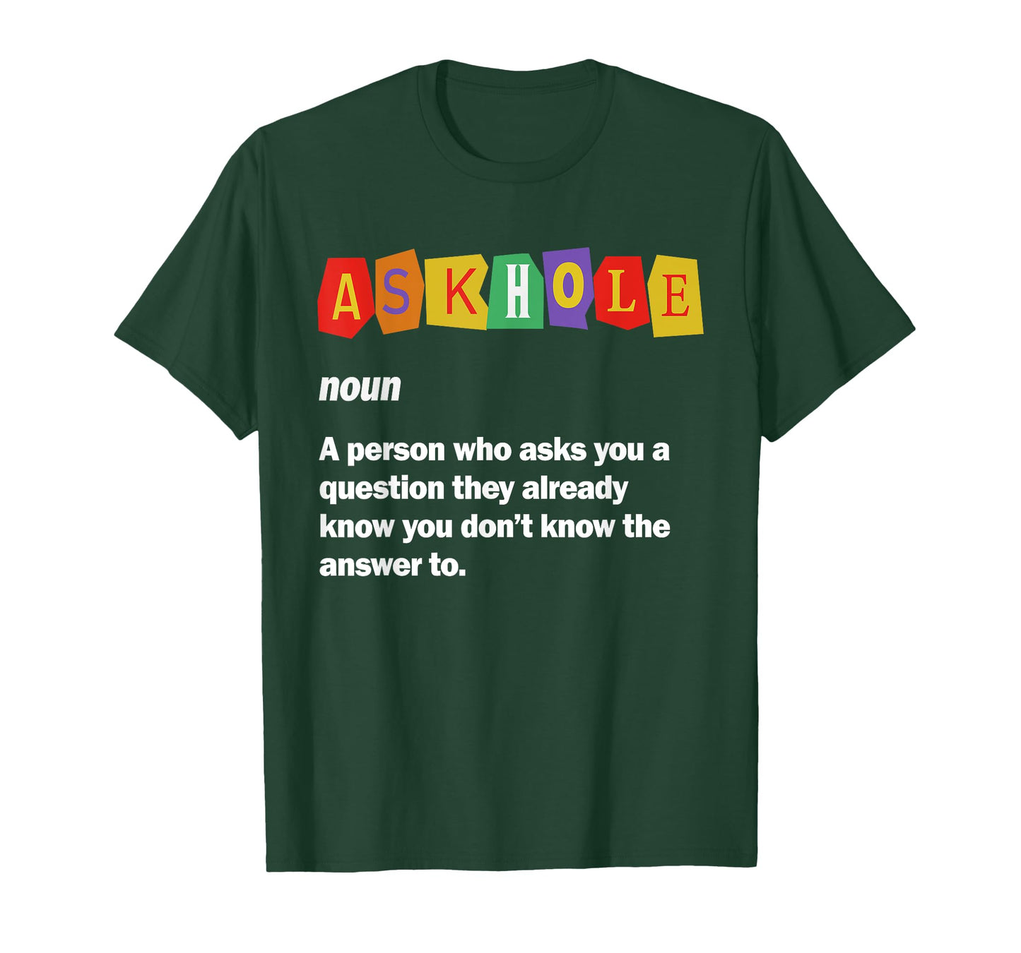Funny Trivia Night Host Askhole Trivia Game Night T-Shirt