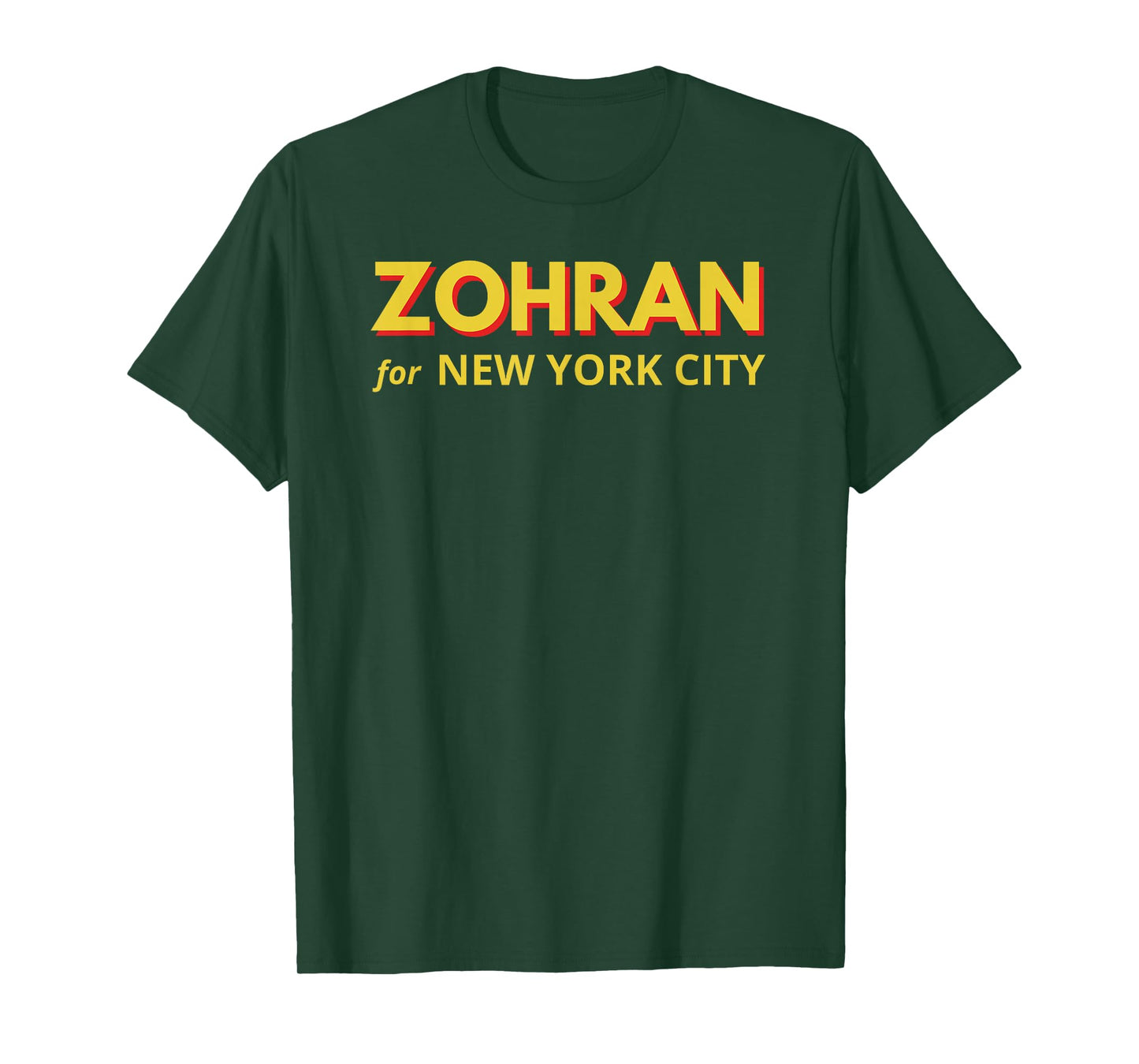 Zohran Mamdani for NYC Mayor Funny Cool Trendy Progressive T-Shirt